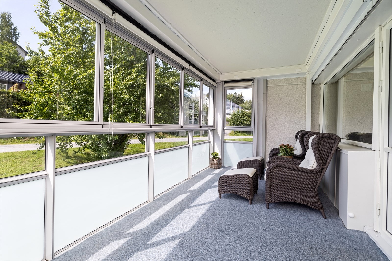 Skyvbare glass kan være praktisk på varme dager Galleribilde