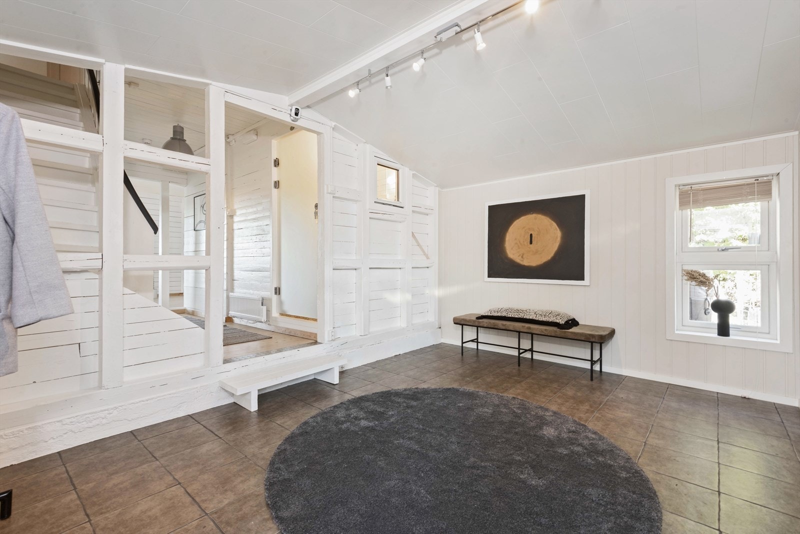 Entréen er sjarmerende med flotte detaljer. Galleribilde