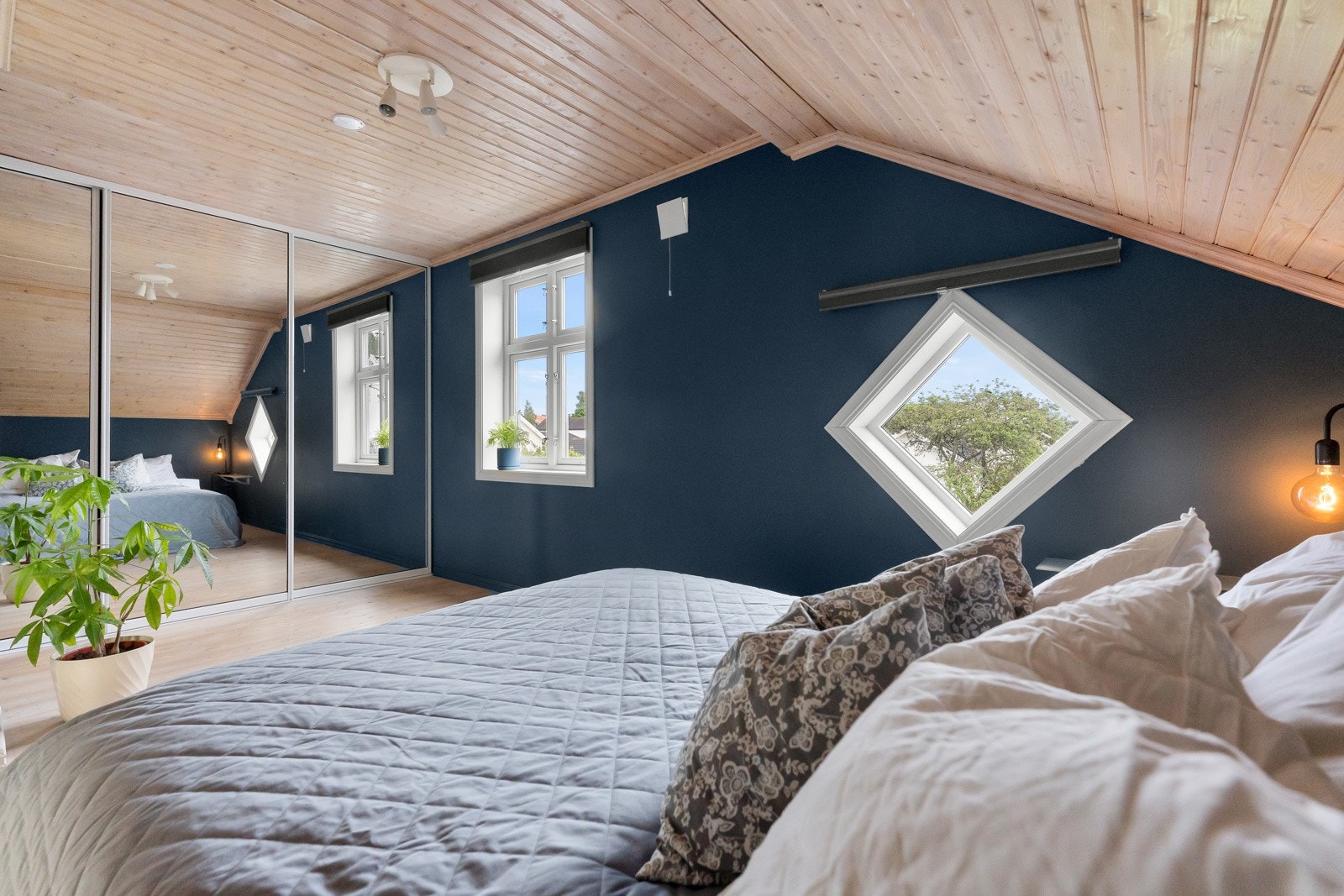 Stilige vinduer hvor man kan våkne til flott utsikt Galleribilde