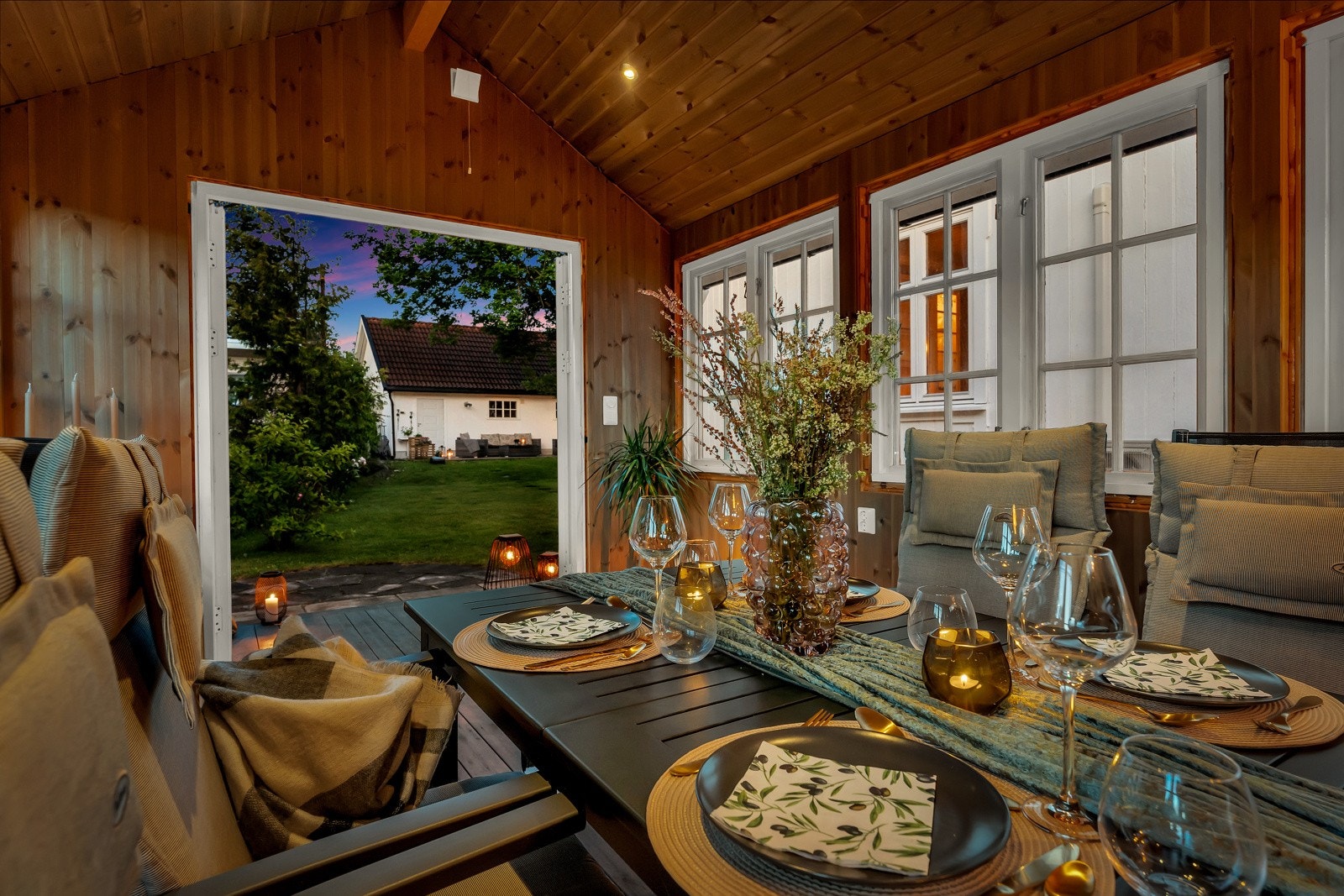 Herlig stemning på kveldstid Galleribilde