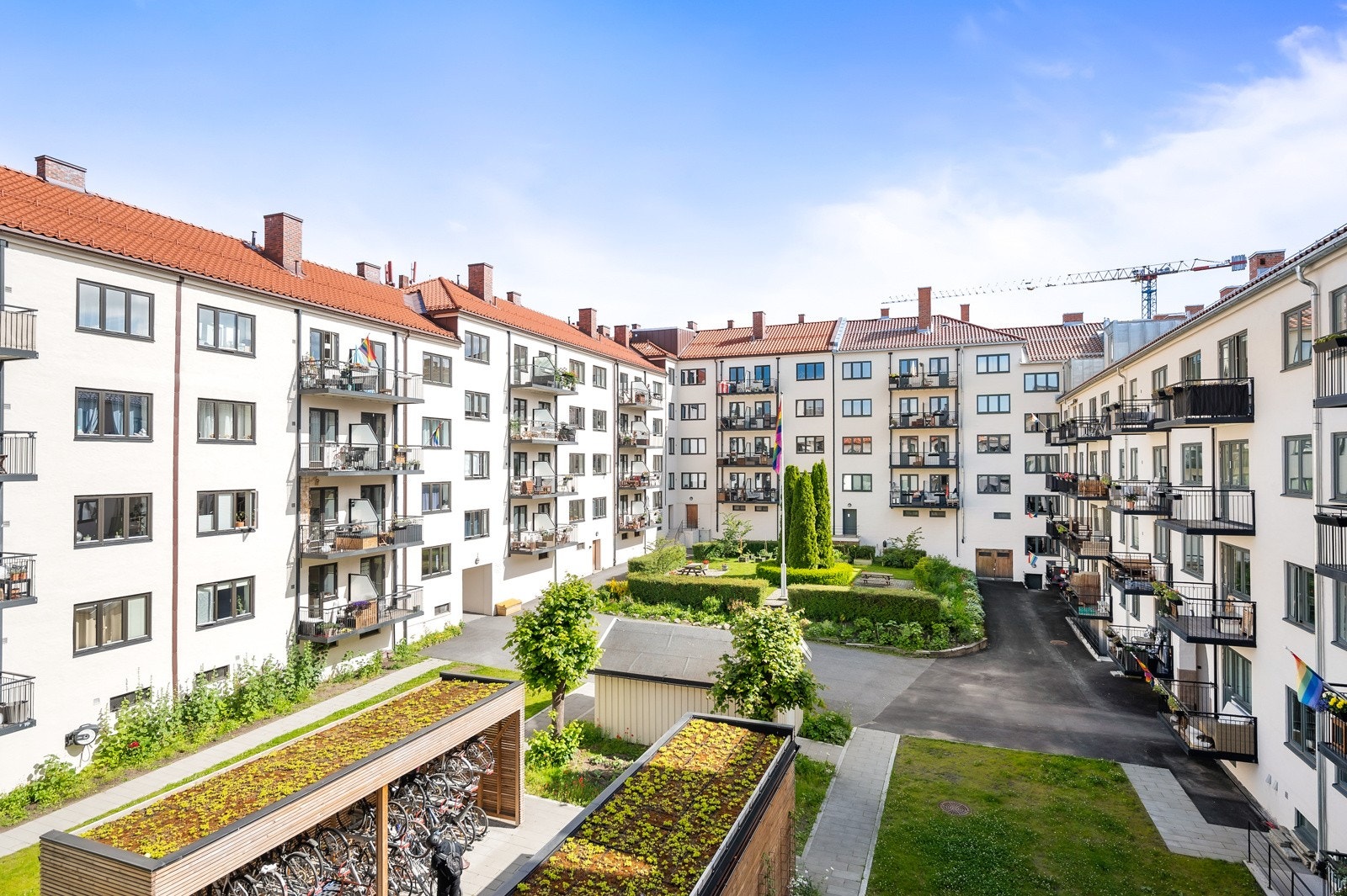 Hva med utsikt mot et av områdets fineste bakgårder? Galleribilde