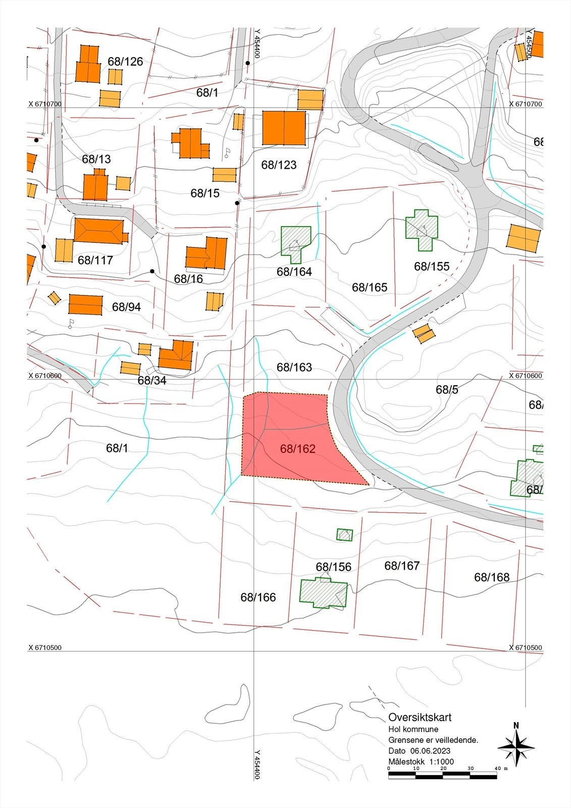 Kartutsnitt Galleribilde