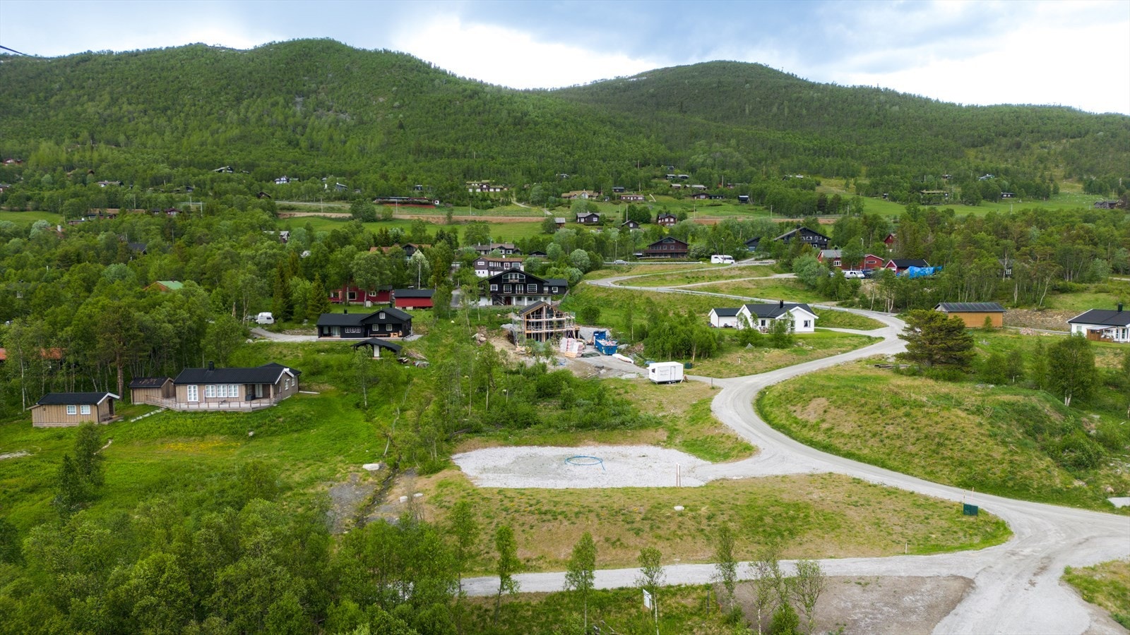 Tomten er ferdig planert Galleribilde