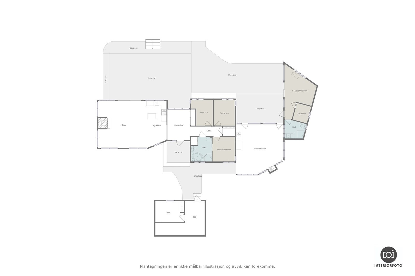 Plantegning Galleribilde