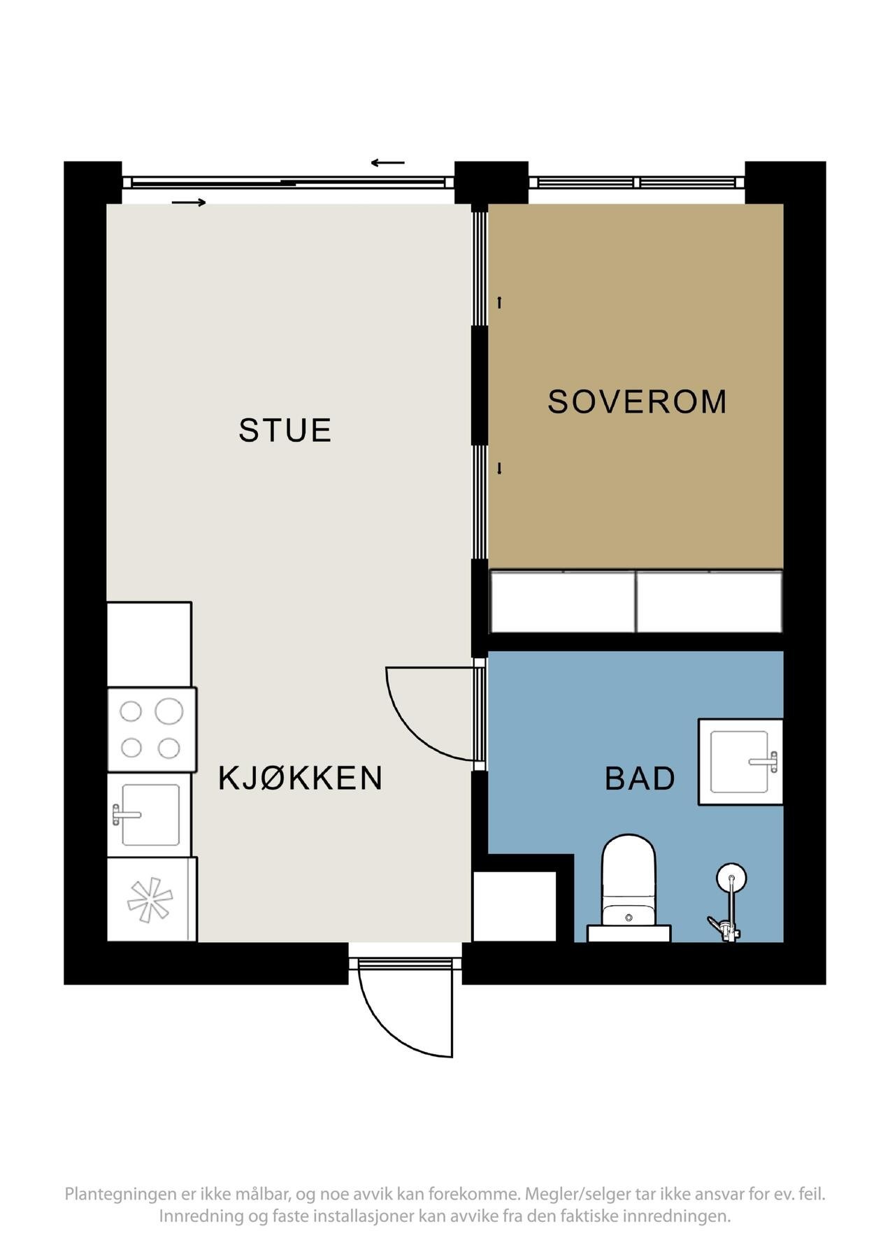 Plantegning Galleribilde