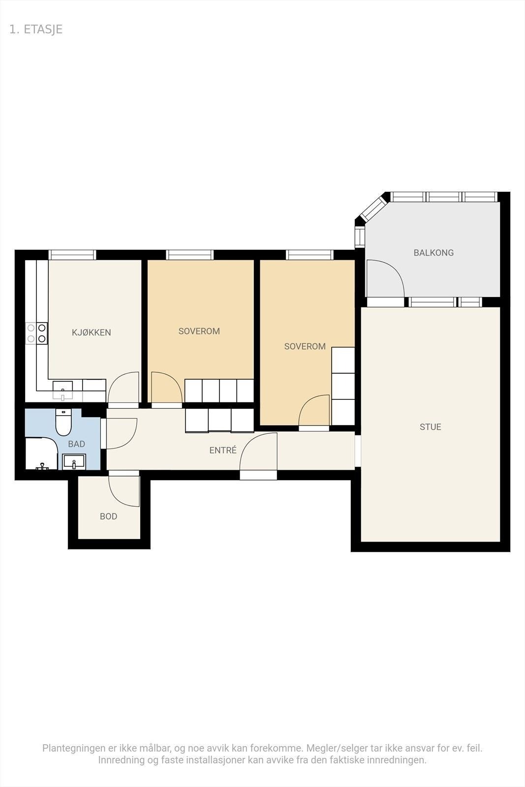 Plantegning. Galleribilde