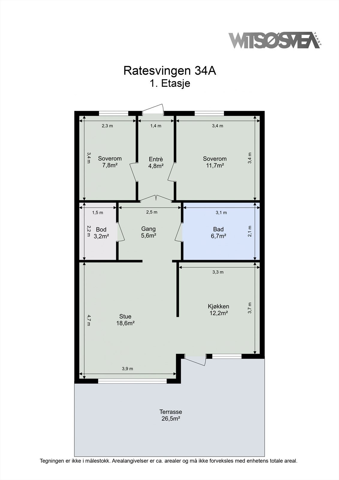 Planskisse Galleribilde