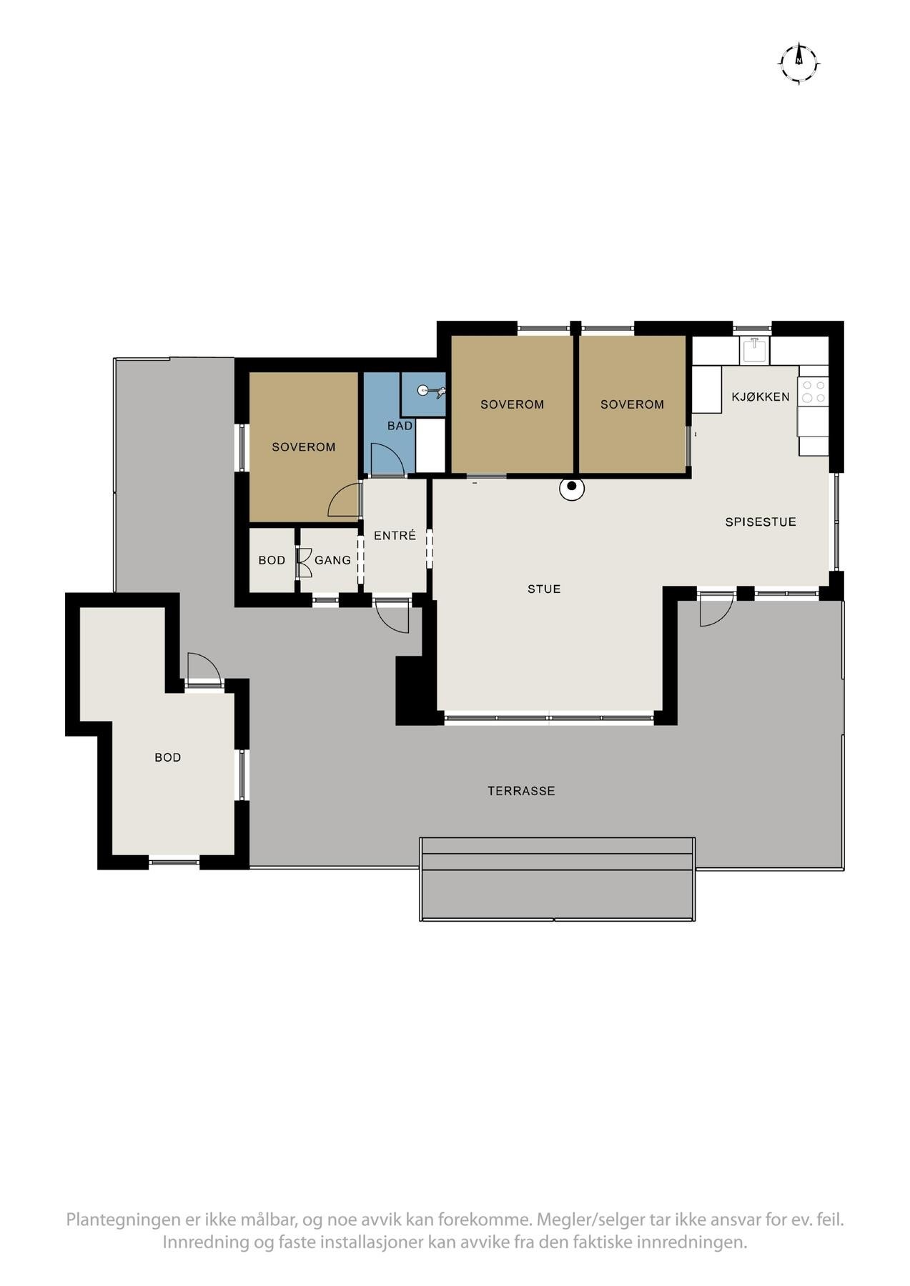 Plantegning Galleribilde