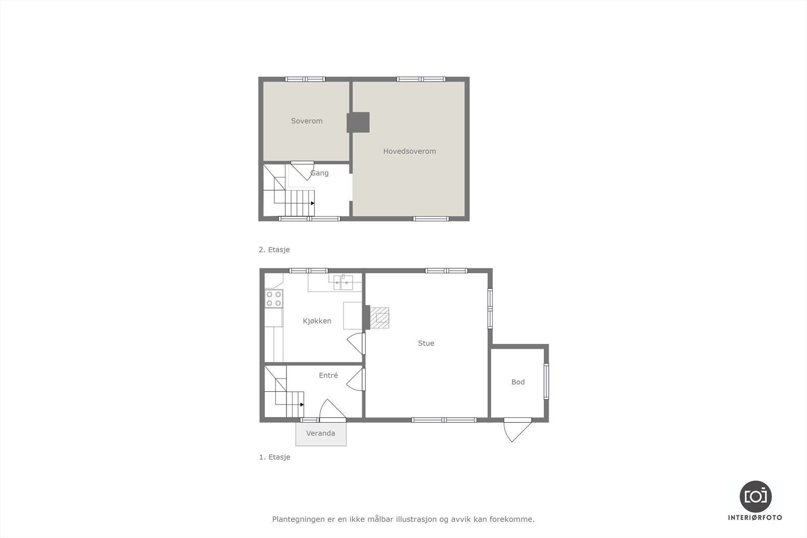 Plantegning Galleribilde