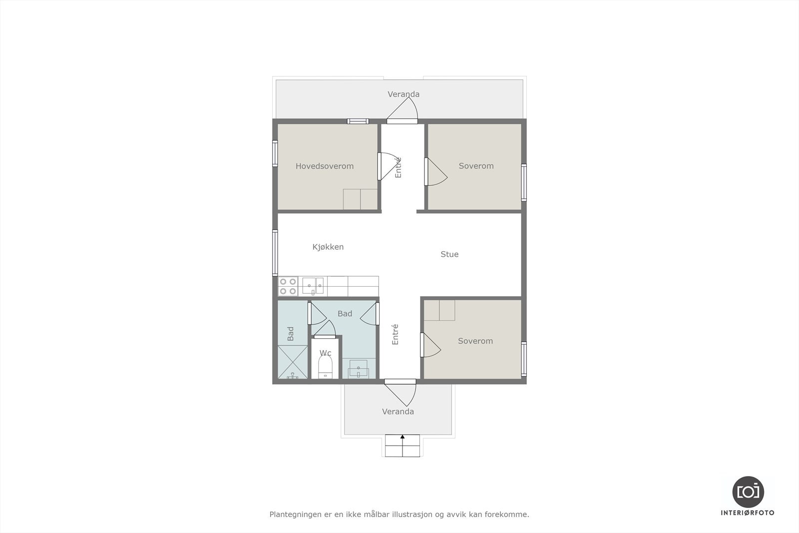 Plantegning Galleribilde