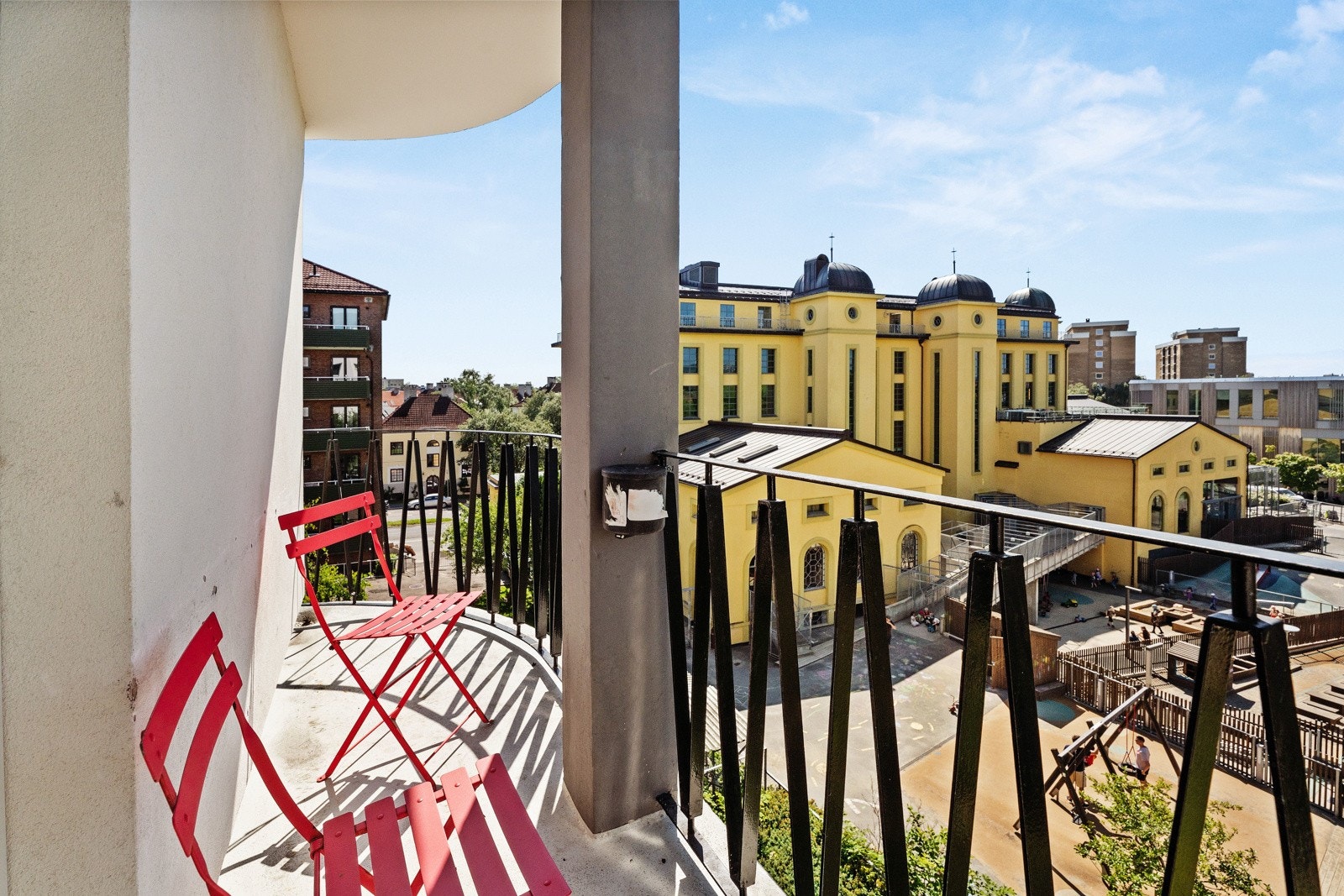 Utsikt fra takterrassen. Galleribilde