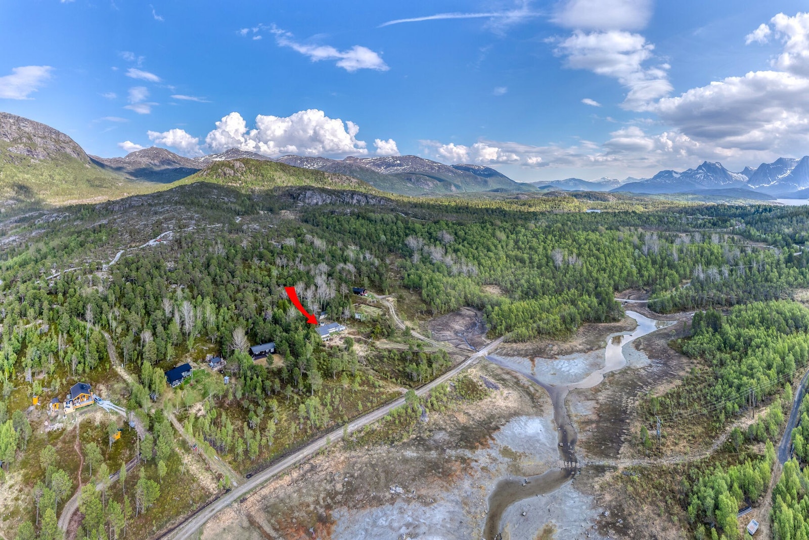 Avskjermet og idyllisk beliggenhet Galleribilde