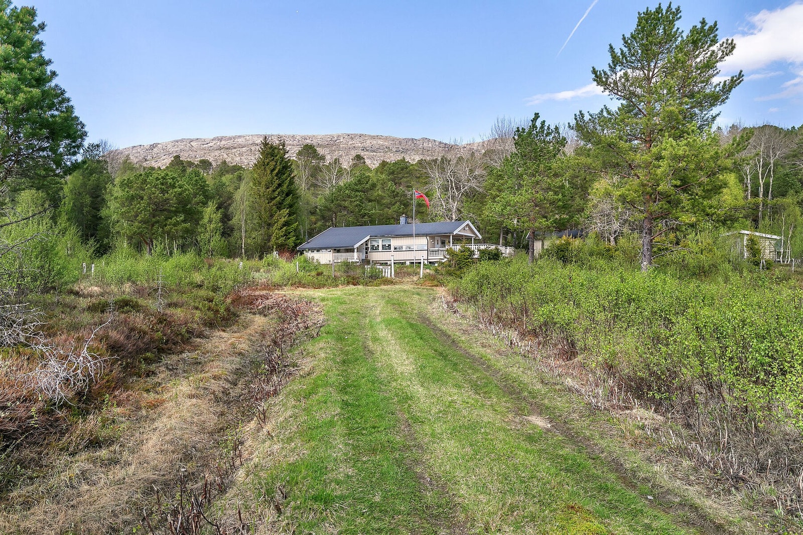 Adkomst til hytta Galleribilde