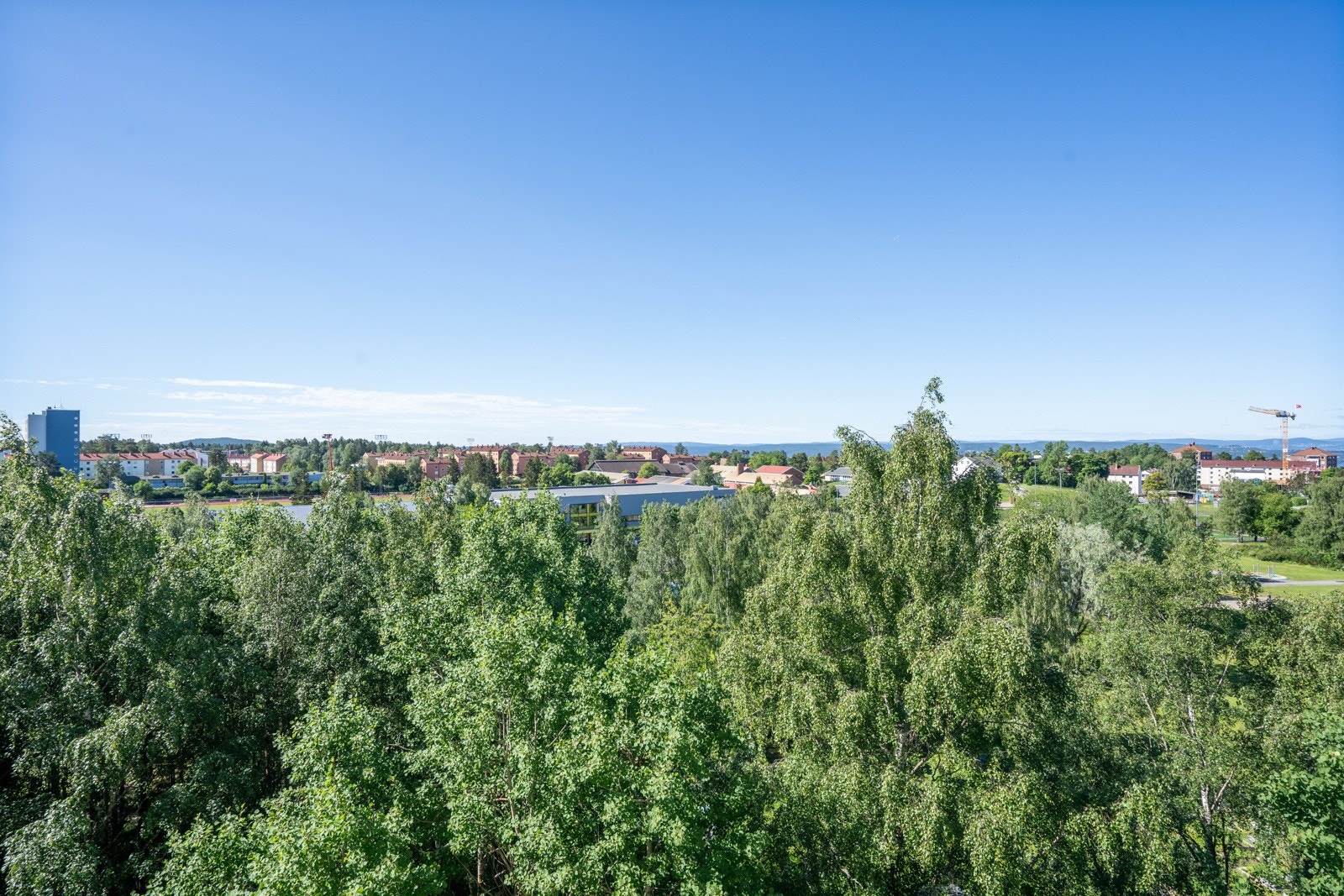 Utsikt fra balkong. Galleribilde