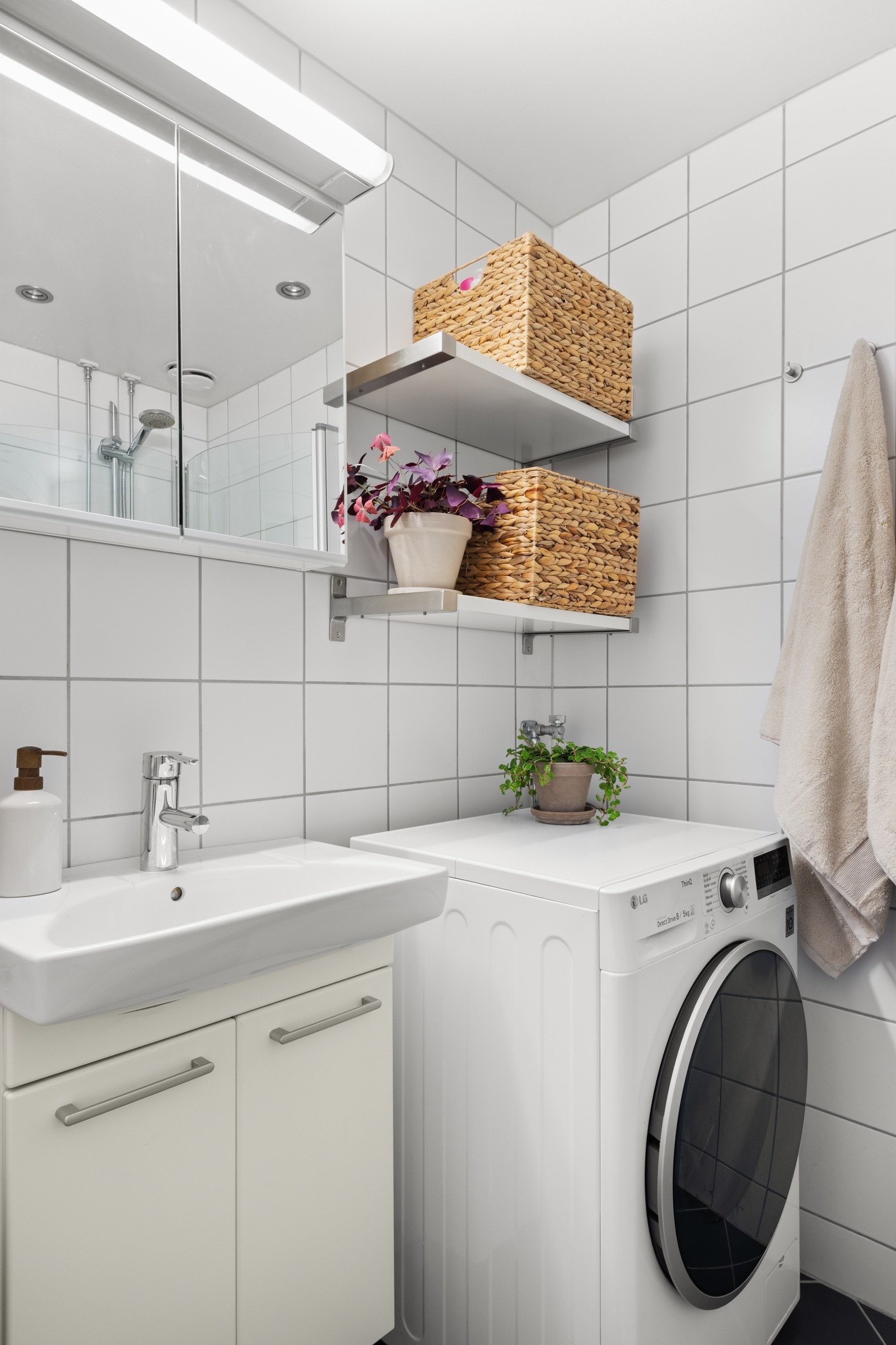 Opplegg vaskemaskin. Galleribilde