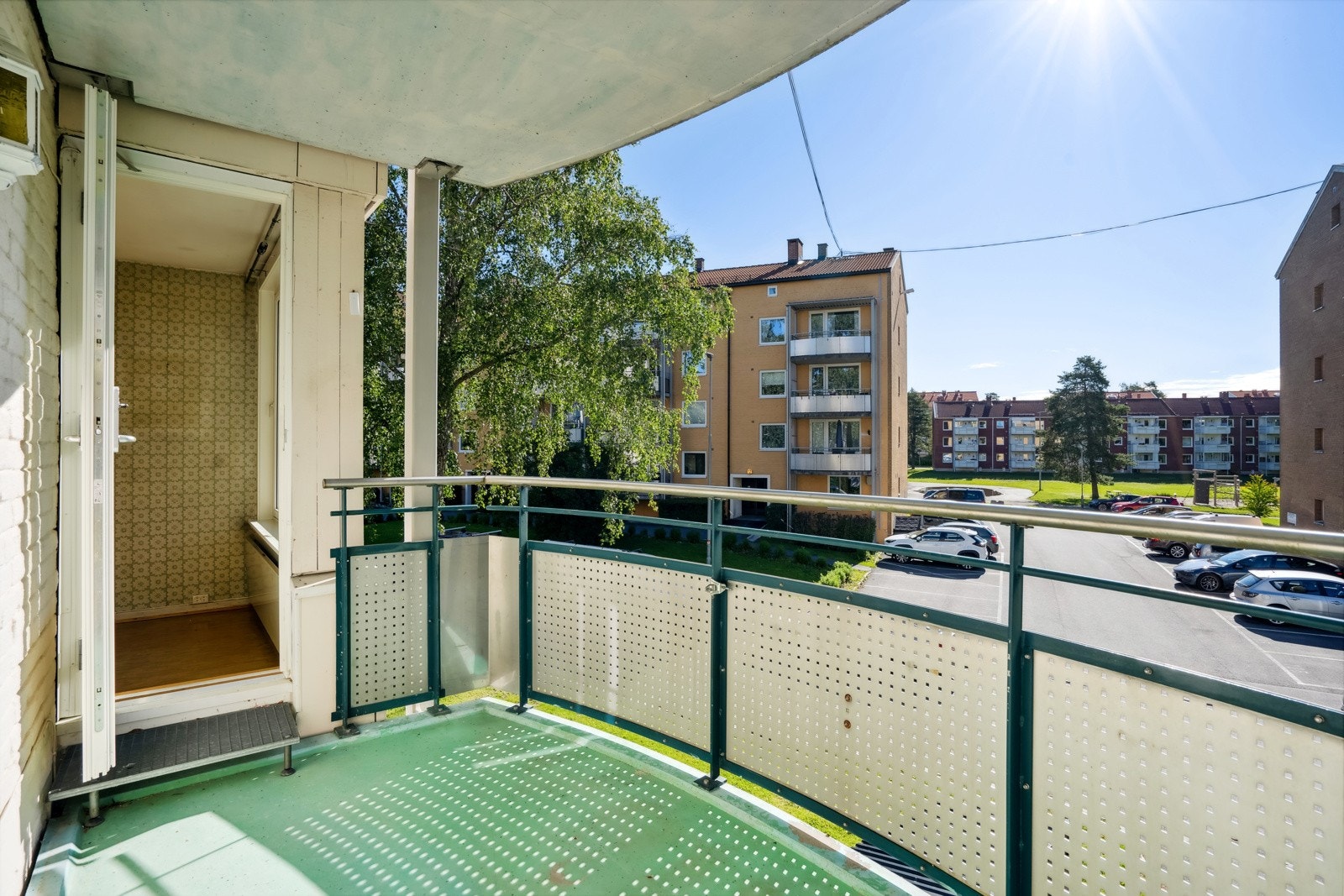 Balkong med gode solforhold. Galleribilde