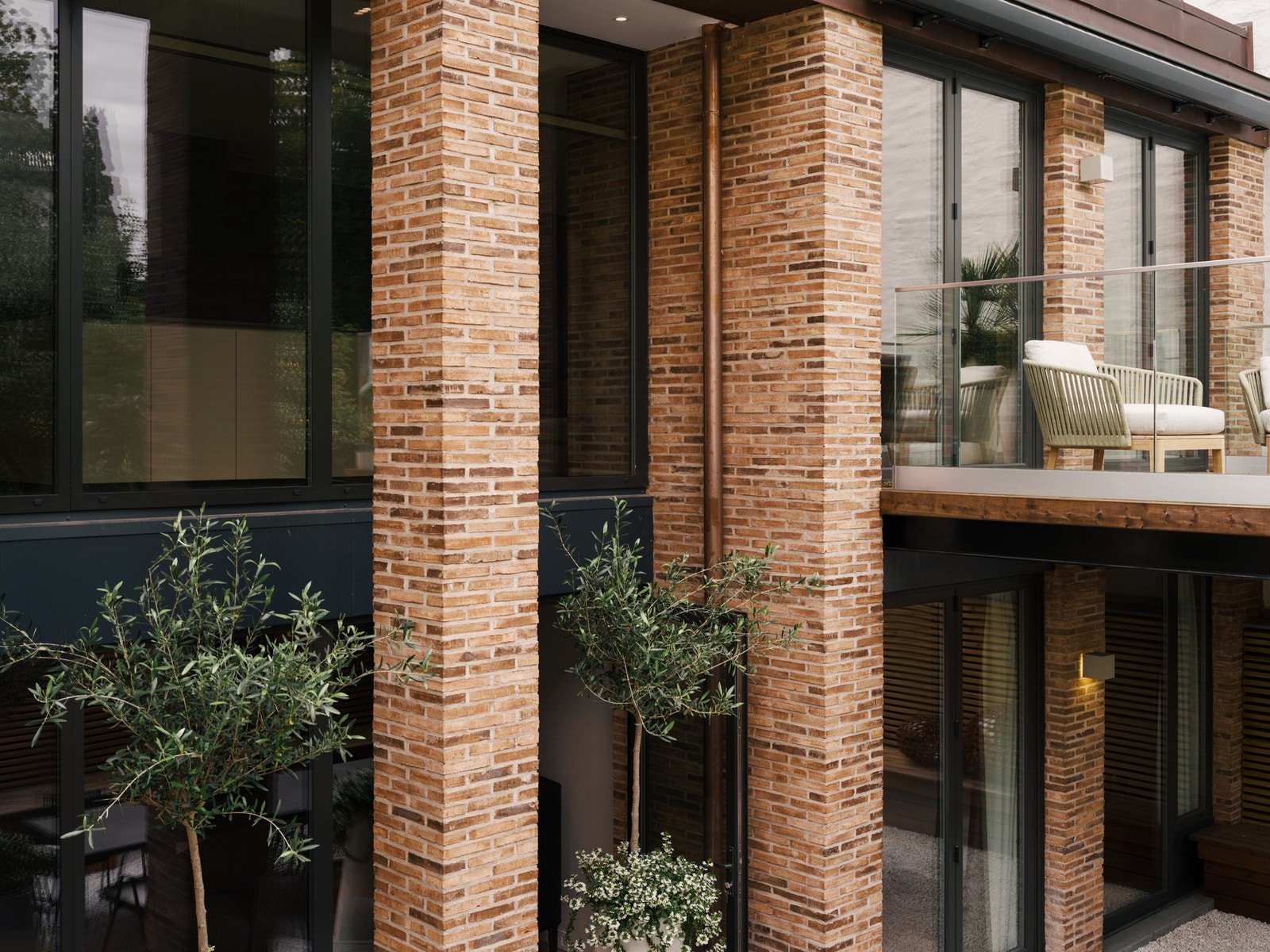 Når bygget sto ferdig i 2017 var dette den første "eneboligen" som var bygd på Frogner på 100 år. Galleribilde