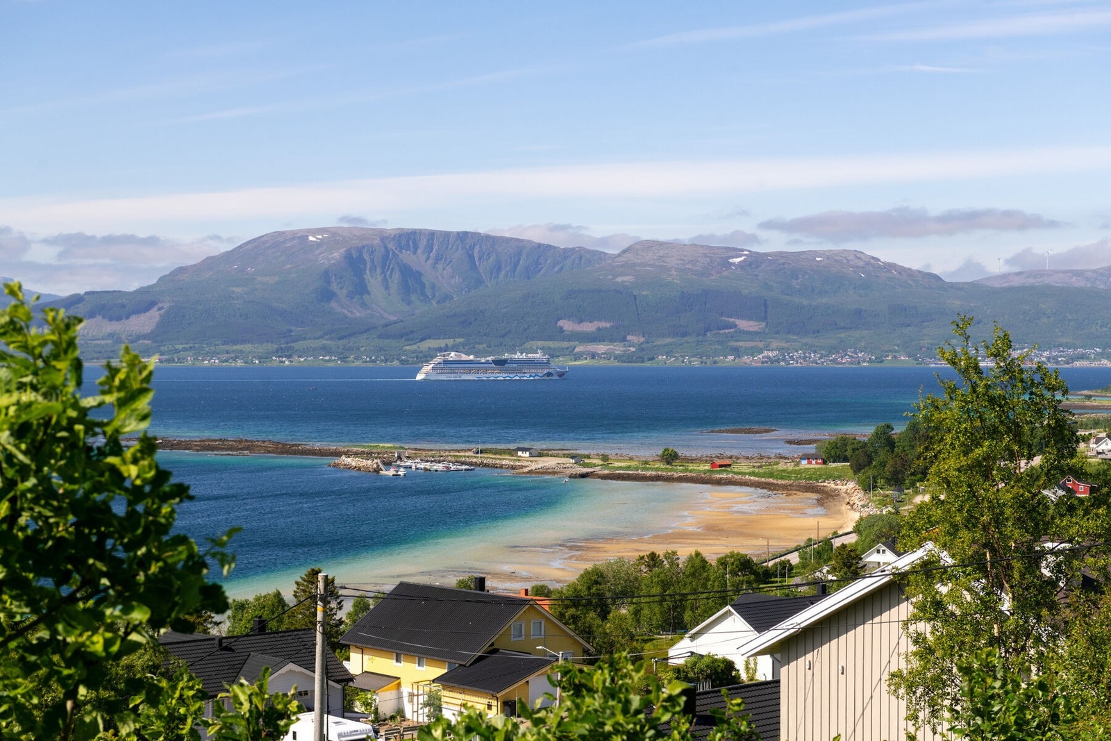 Sigerfjord er ei levende bygd med vel 1000 innbyggere Galleribilde