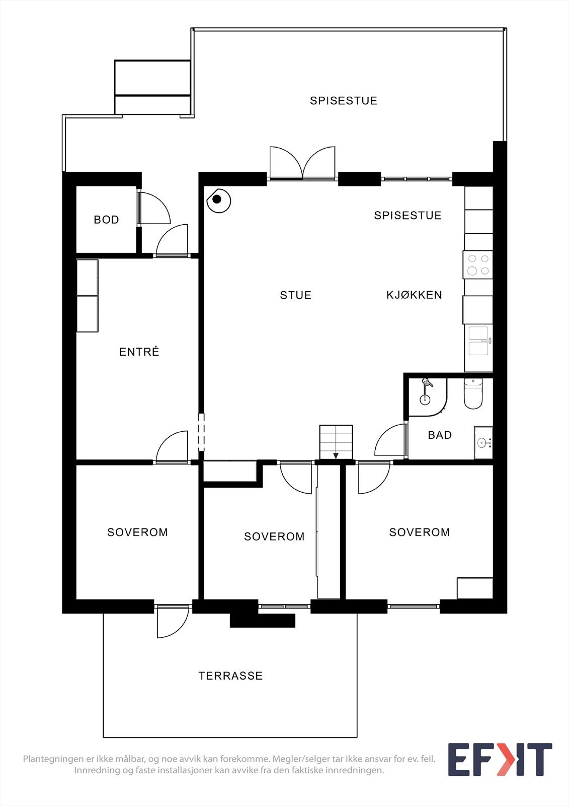 Plantegninger - 1.etasje Galleribilde