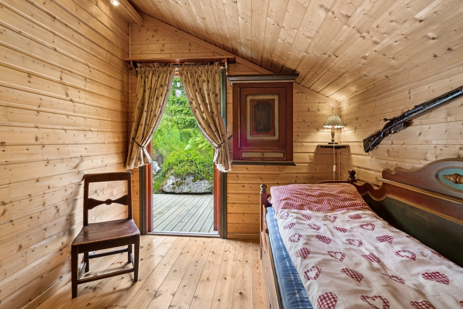 Soverom 3 er det minste soverommet, men her kan ungdommen få fred å ro Galleribilde