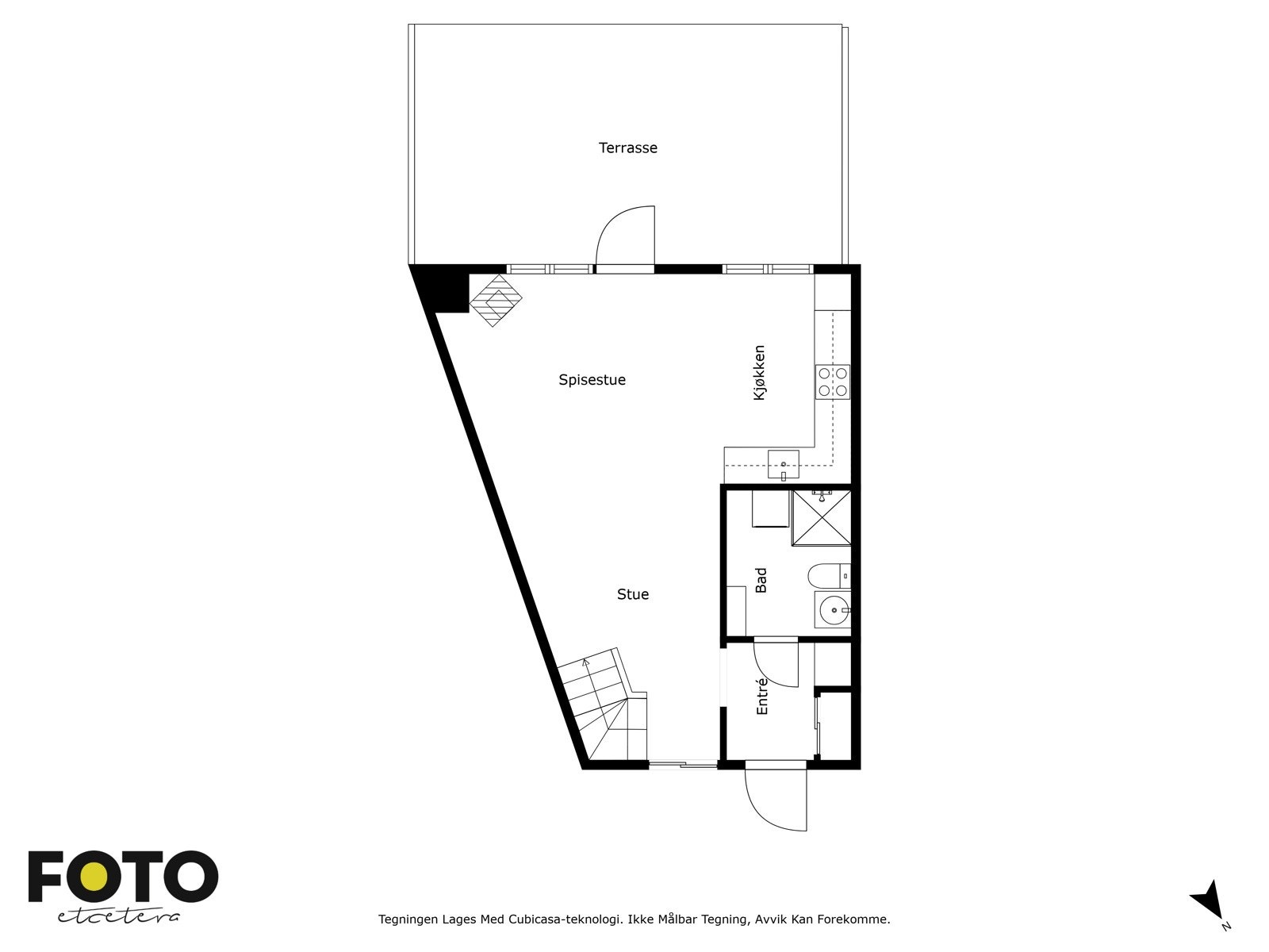 Plantegning - 1.etasje. Galleribilde