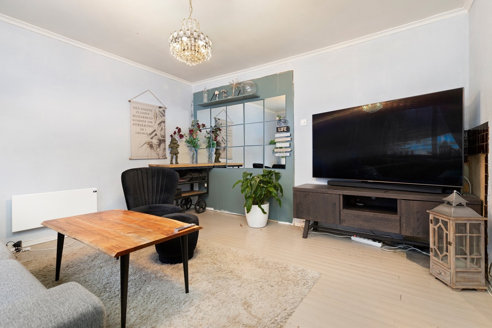 Lys stue Galleribilde