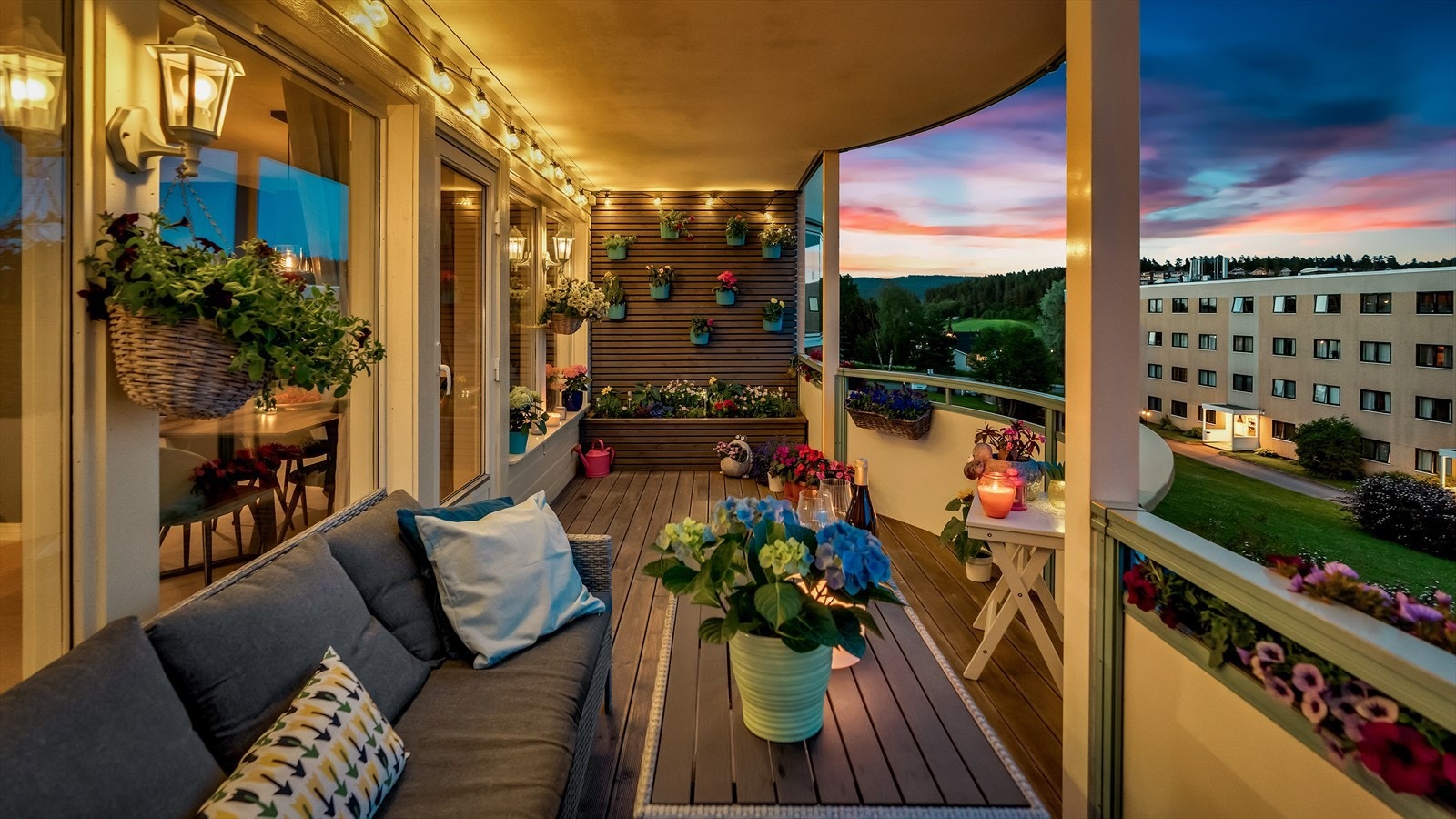 Et av de mange høydepunktene er denne fantastiske balkongen! Galleribilde