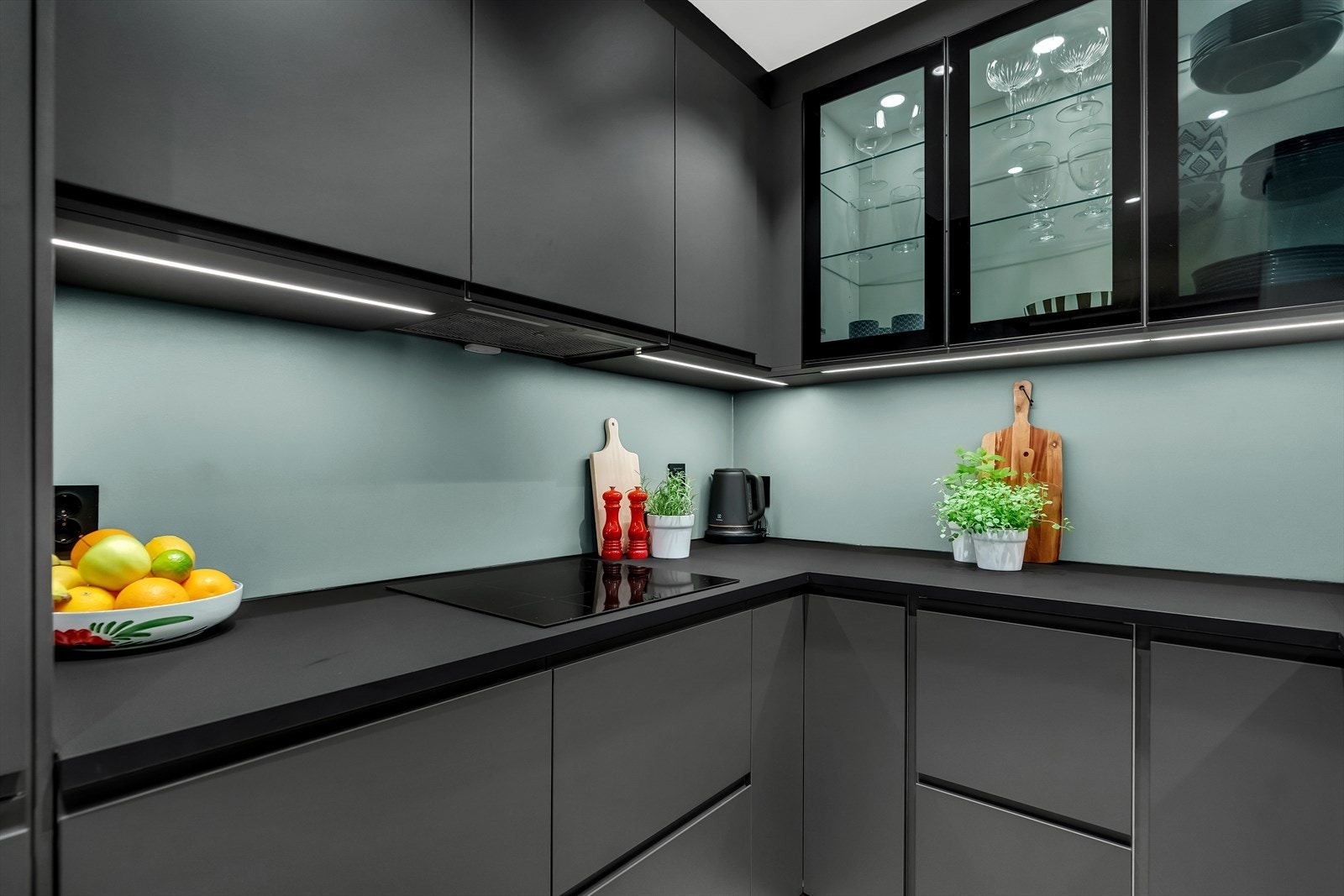 Kjøkkenet ble totalrenovert i 2021 Galleribilde