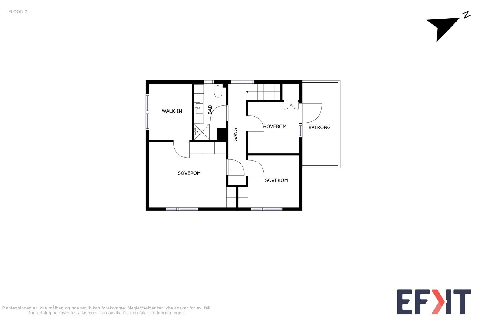 Plantegninger 2.etg Galleribilde