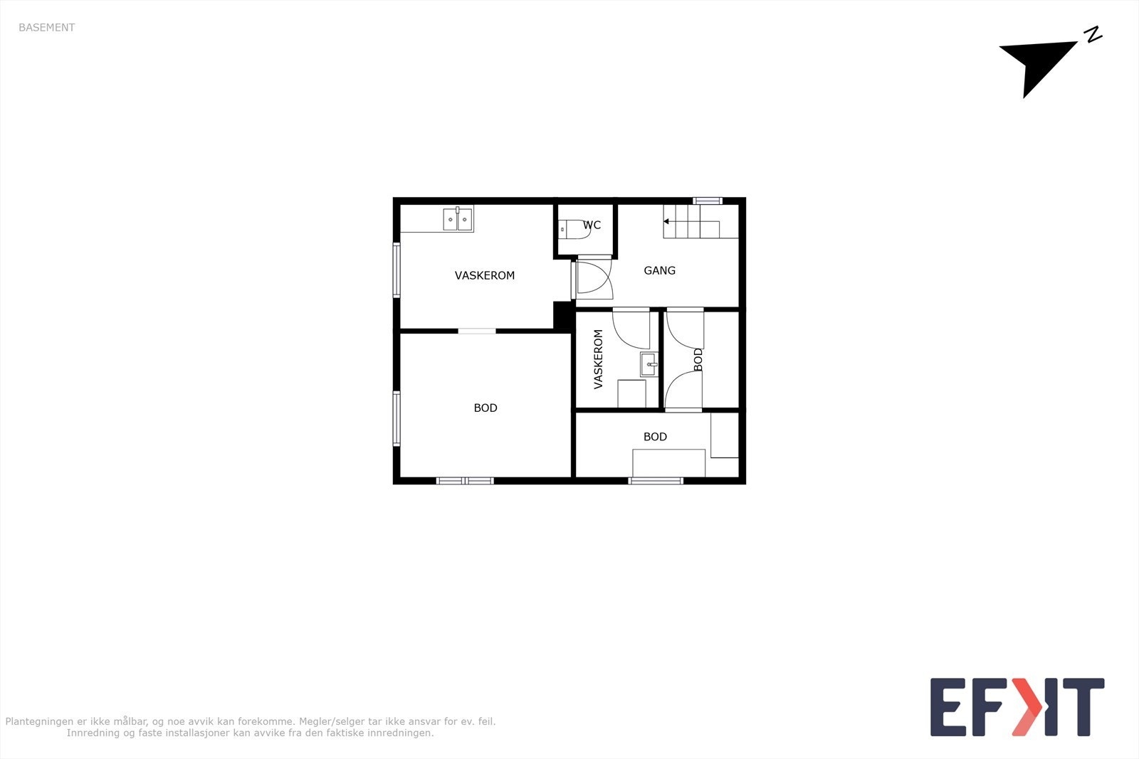 Plantegninger u.etg Galleribilde