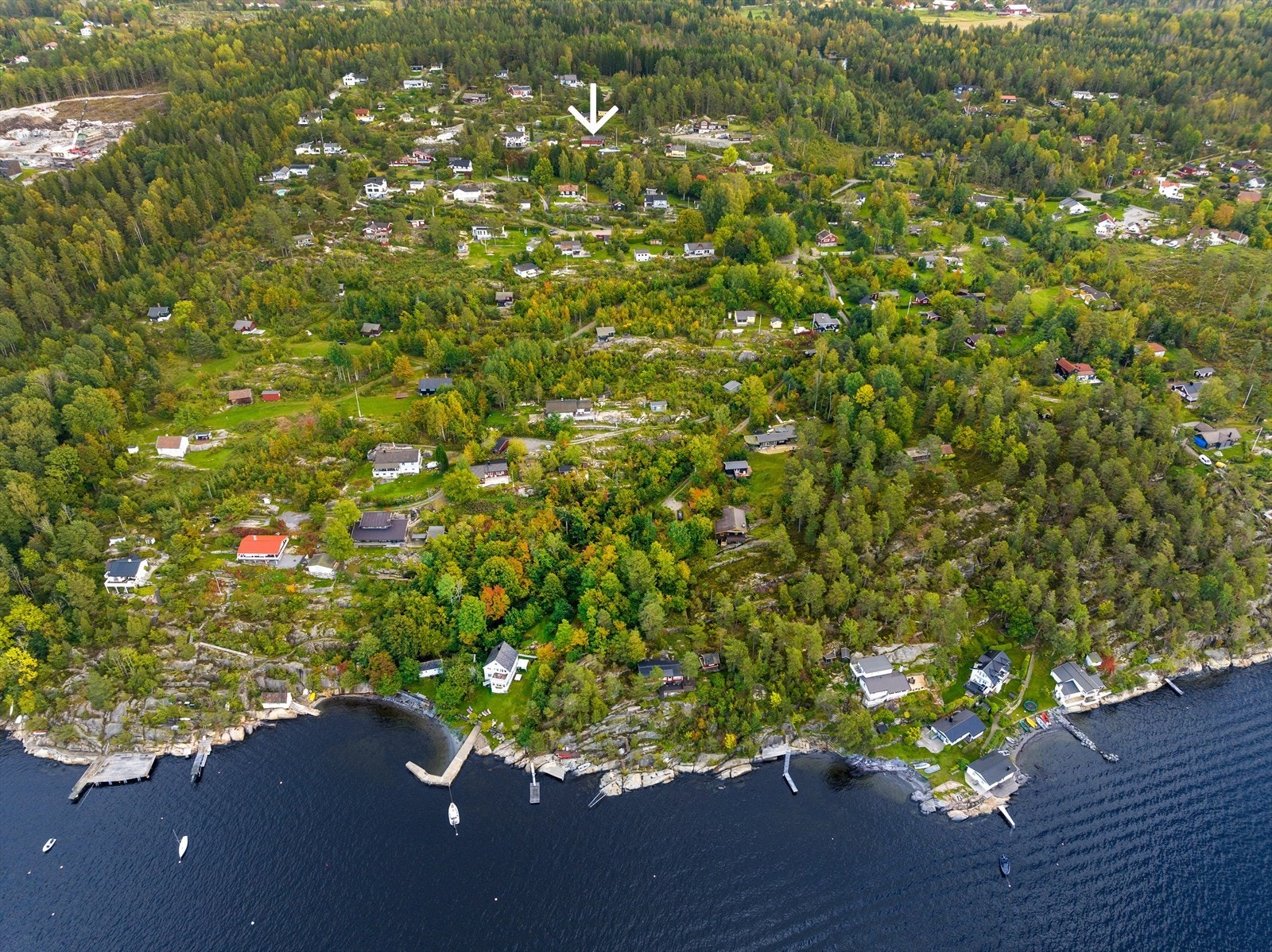 Dronefoto Galleribilde