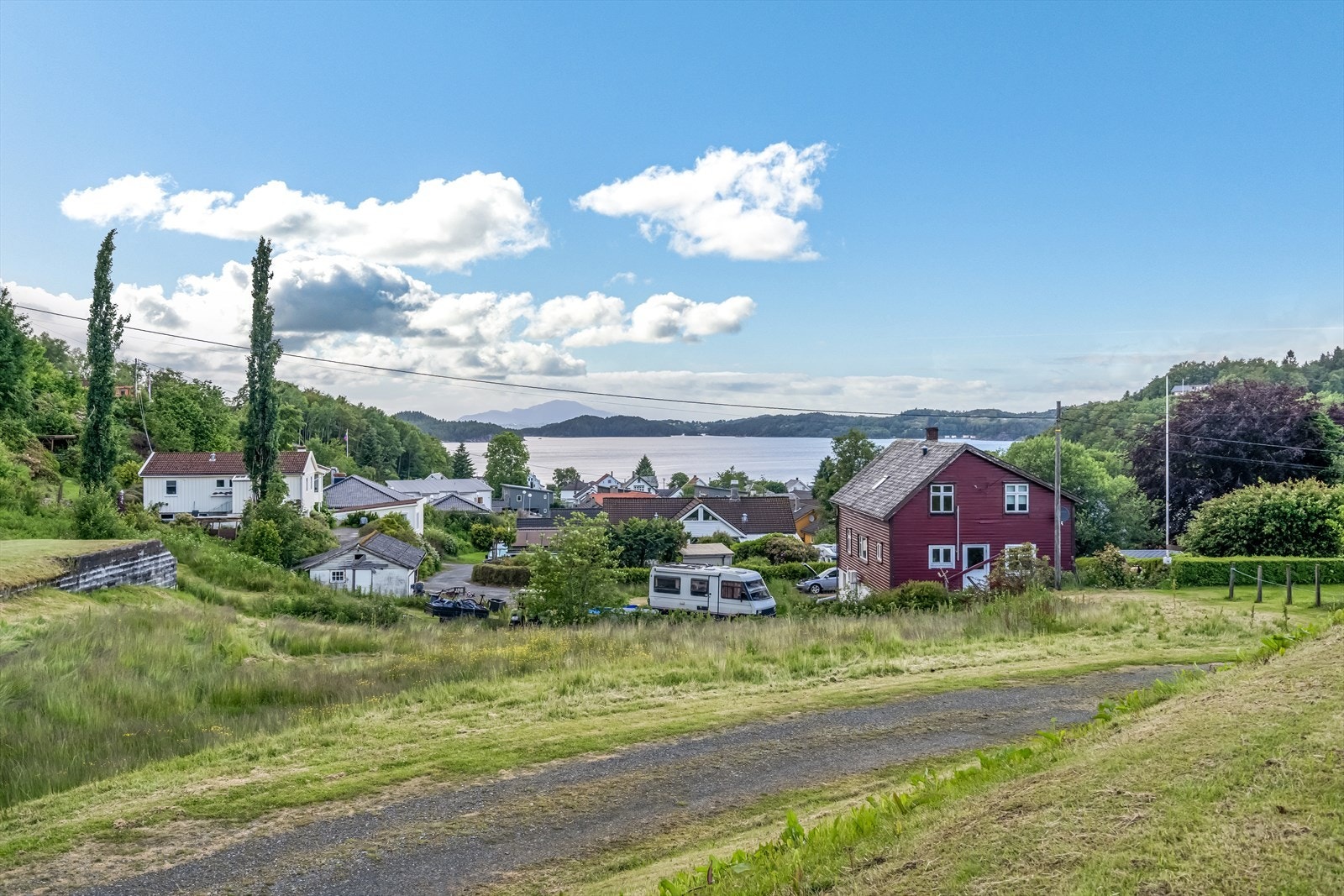 Utsikt fra tomten Galleribilde