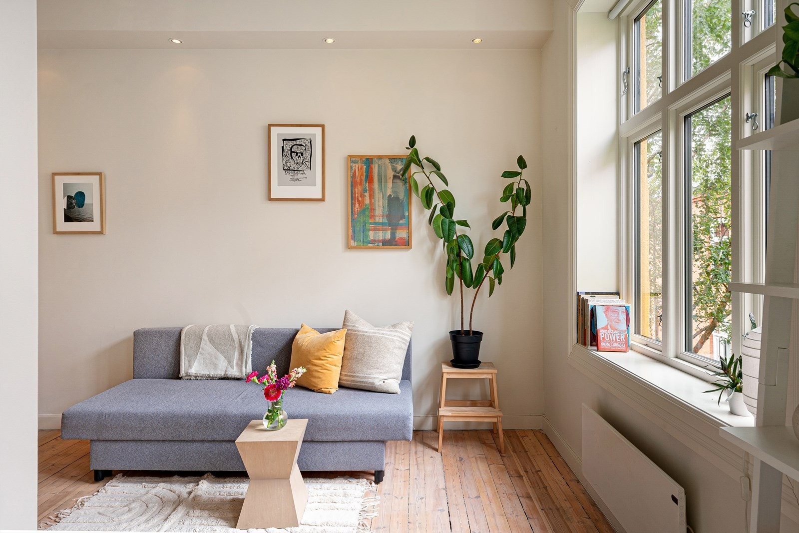 En utrolig lys og fin 1-roms andelsleilighet på Grunerløkka. Galleribilde