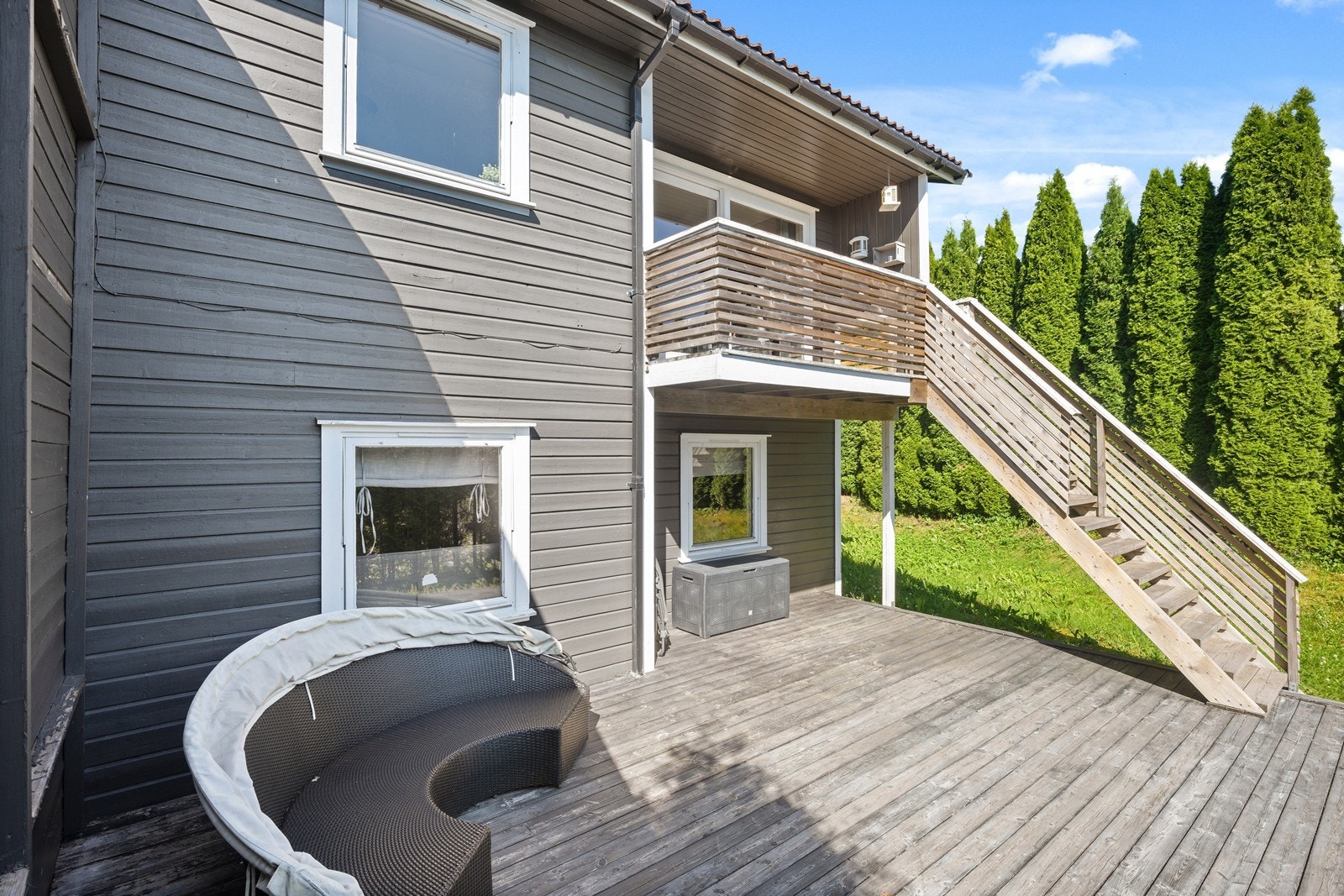 Platting ved underetasjen er på 32 kvm. Galleribilde