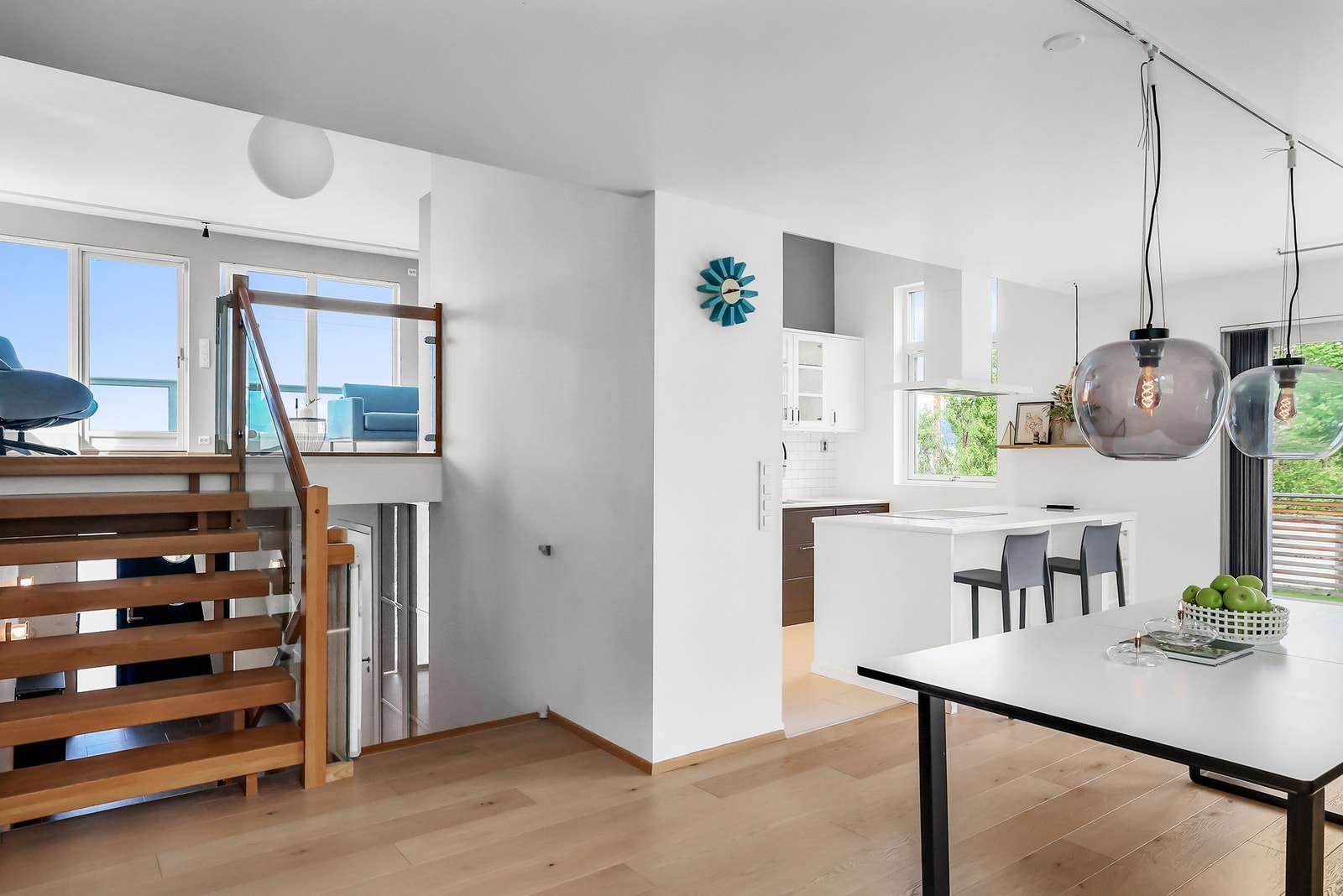 Trapp til stue. Galleribilde