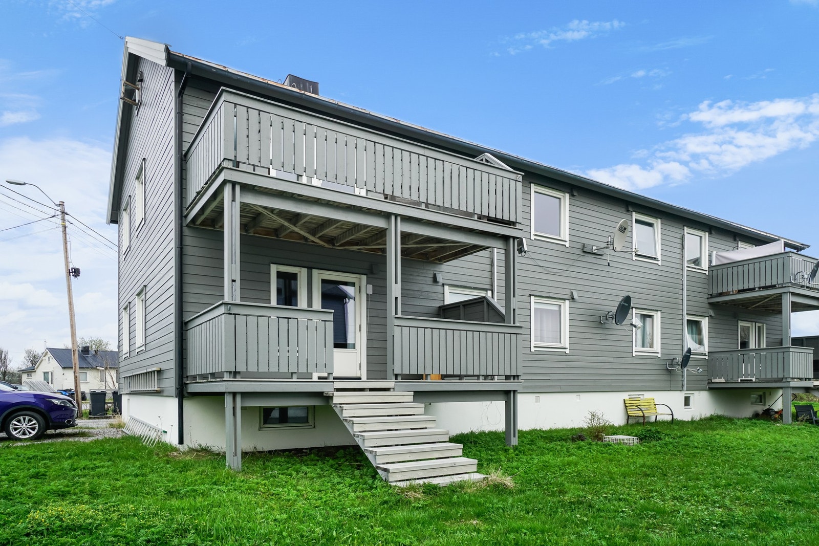 Det er totalt 4 leiligheter i borettslaget. Galleribilde