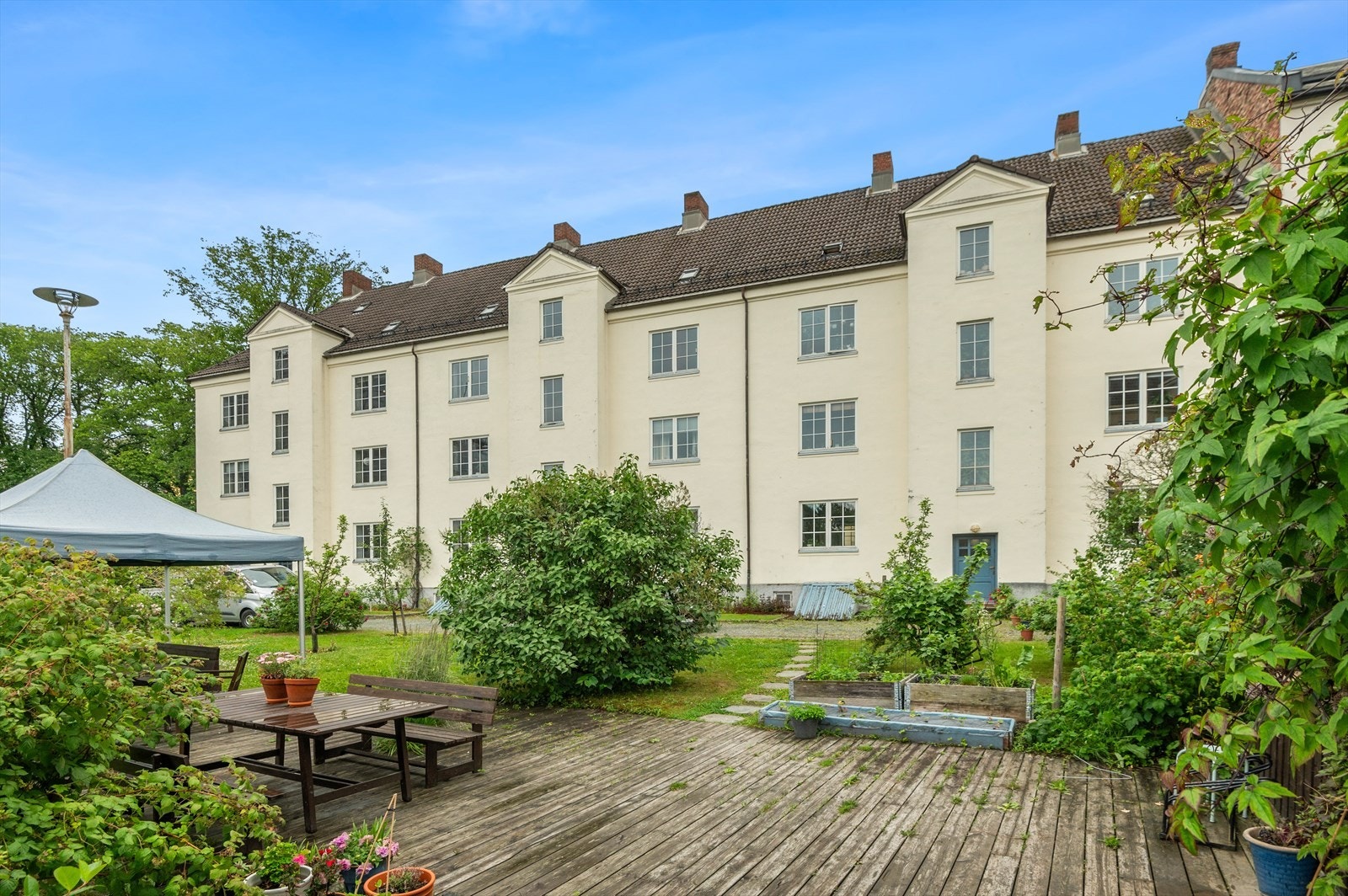 Flotte uteområder som kan benyttes av beboerne i borettslaget. Galleribilde