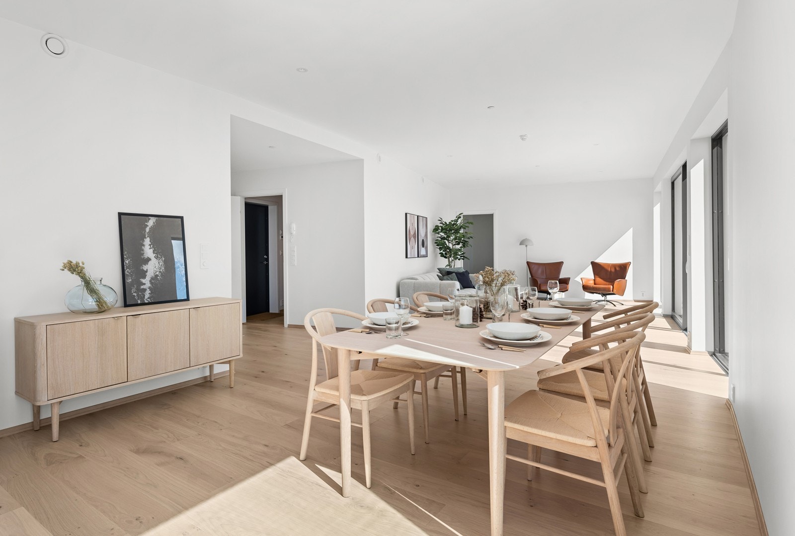 Her har man god plass til å invitere både venner og familie Galleribilde