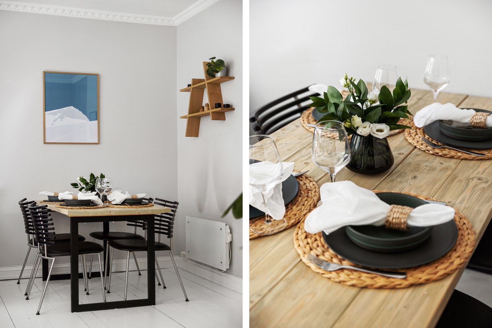 God plass til spisebord i stuen. Galleribilde