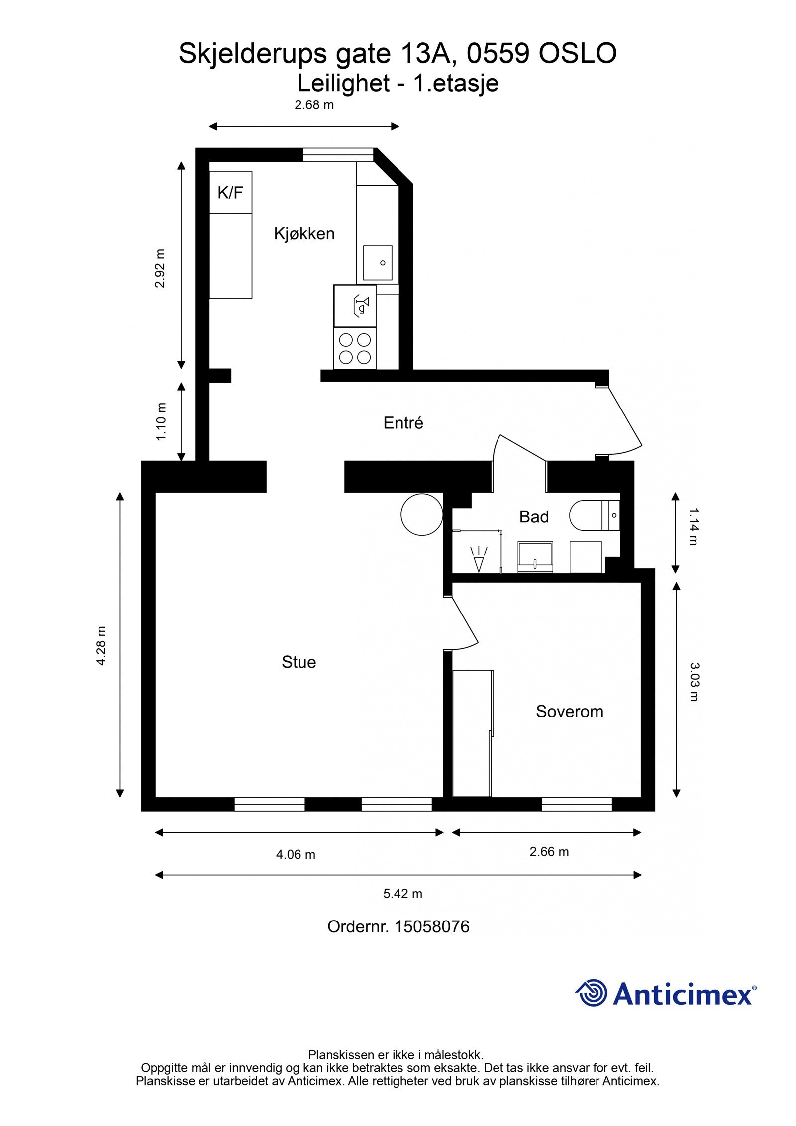 Plantegning Galleribilde