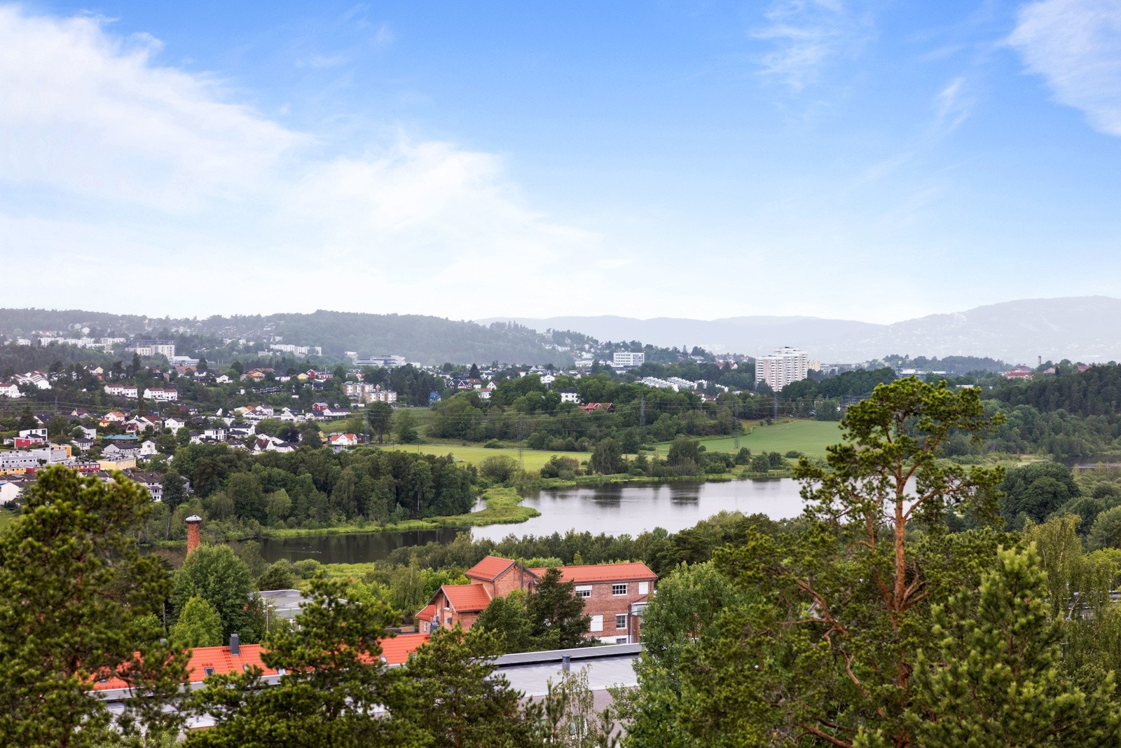 Flott utsikt Galleribilde