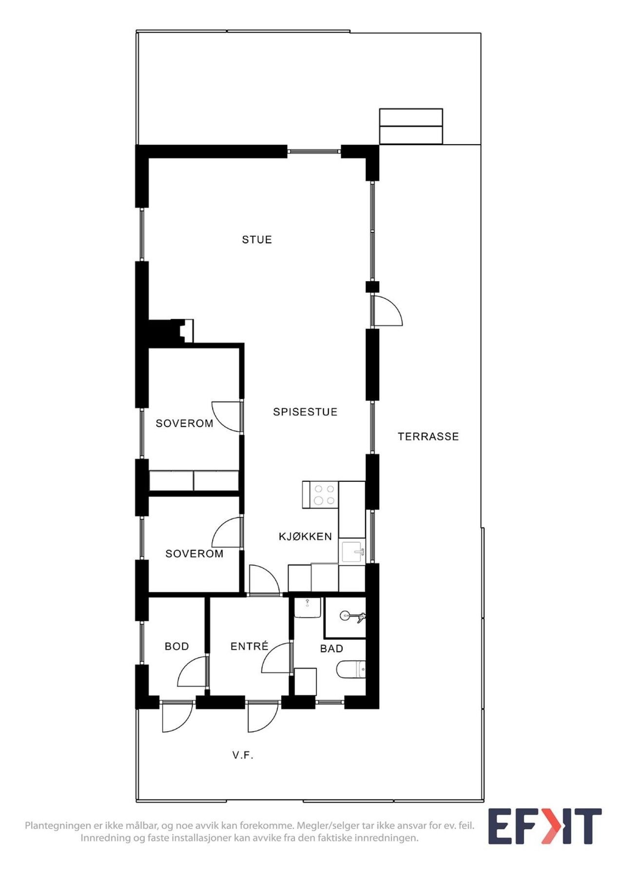 Plantegning Galleribilde