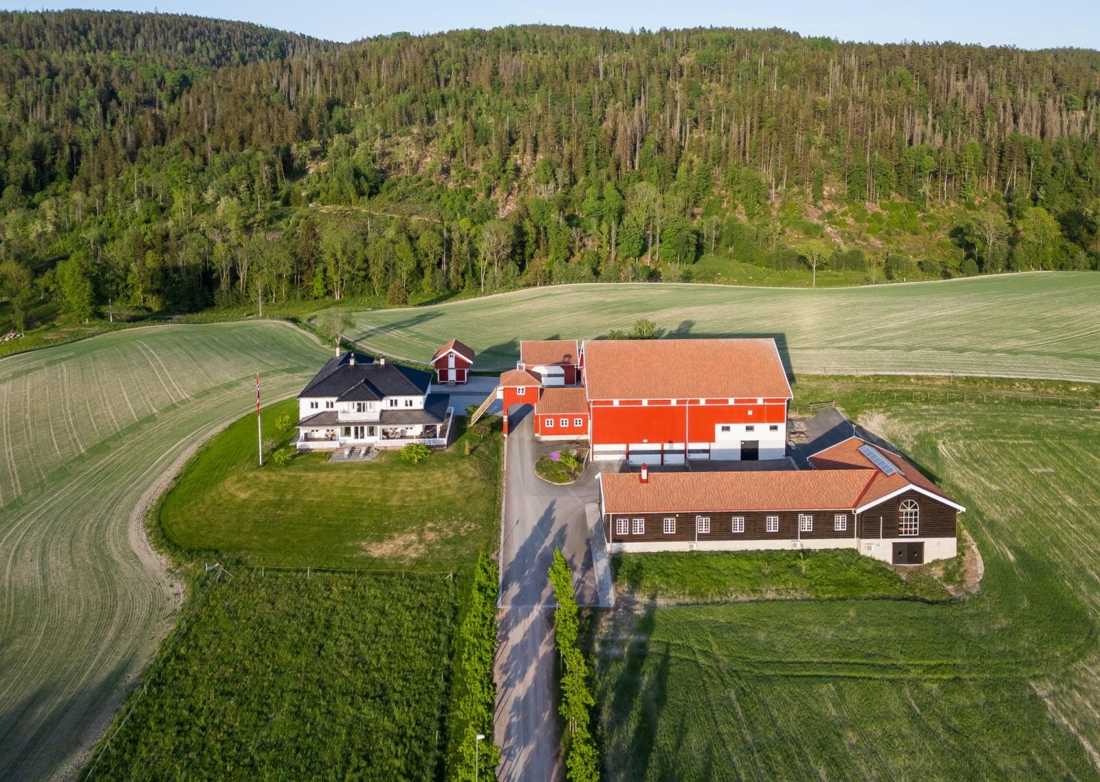 Flotte Skalpe gård sett ovenfra. Galleribilde