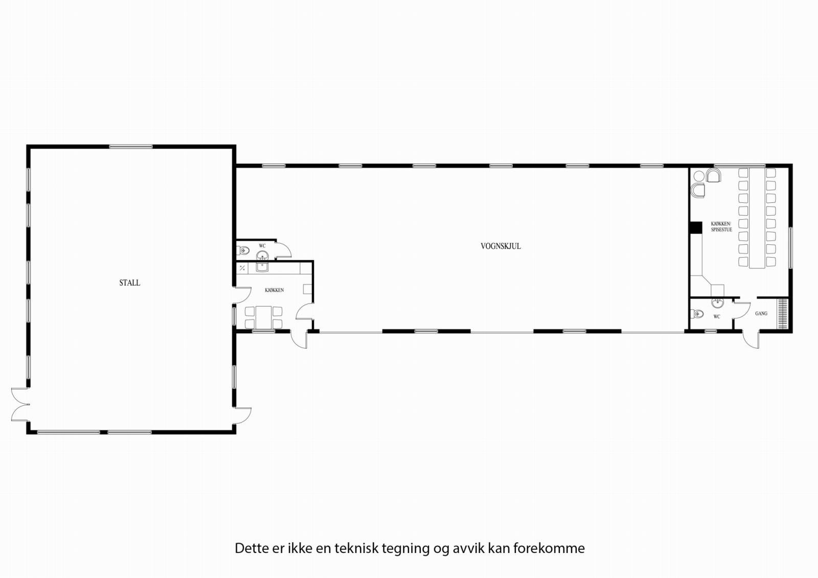 Plan gildehallen Galleribilde
