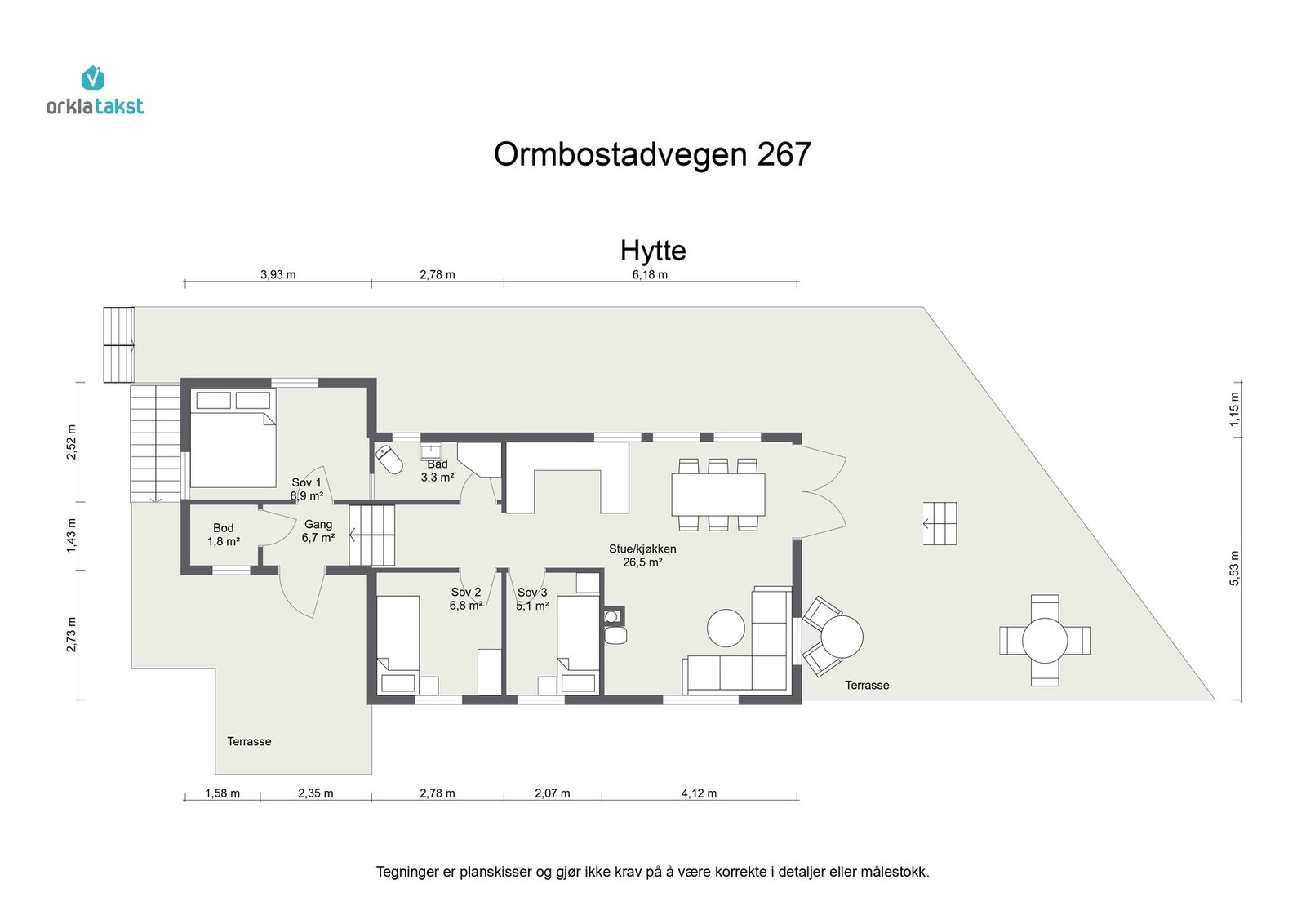 Planskisse. Galleribilde