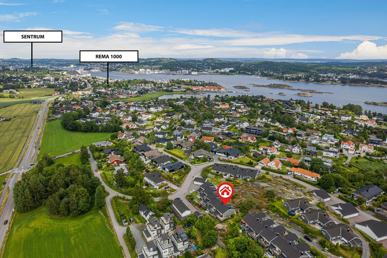 Nydelig beliggende rekkehus Galleribilde