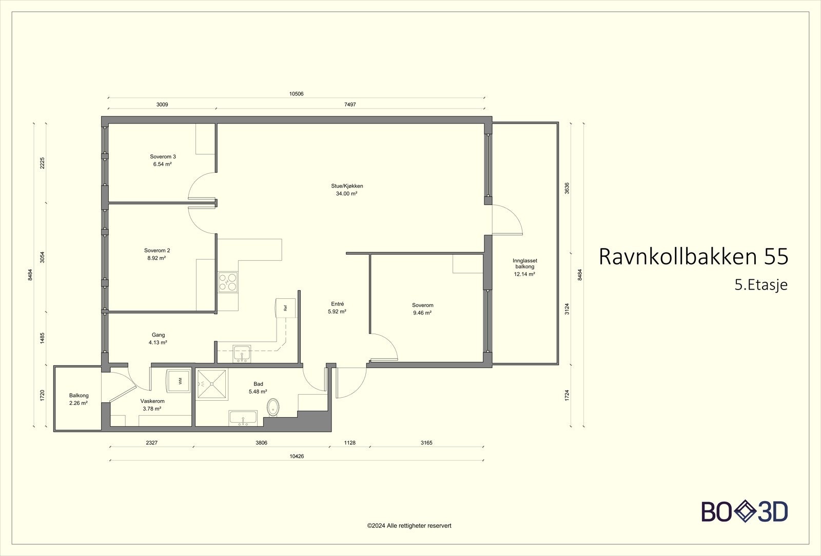 Plantegning Galleribilde