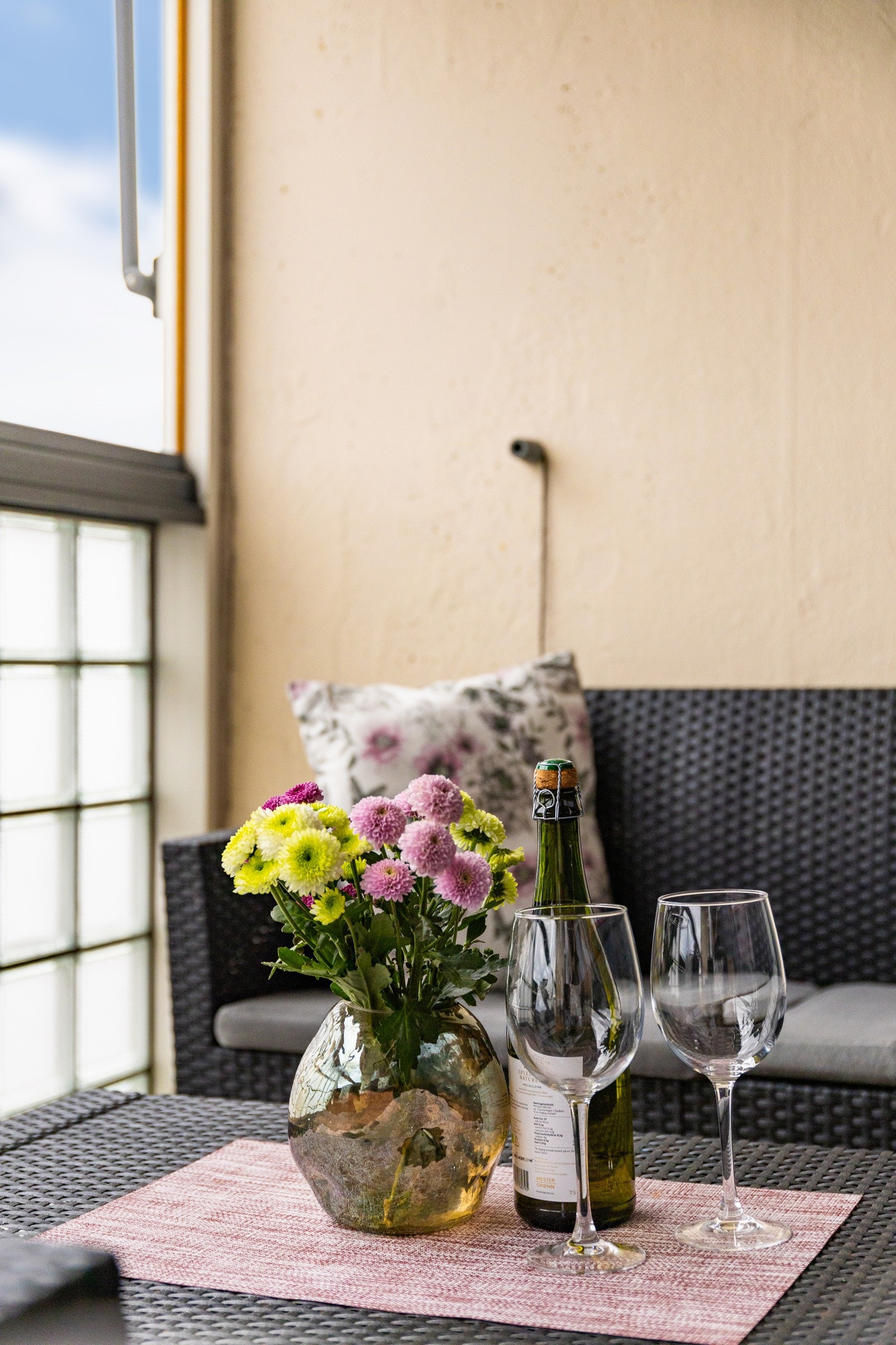 En koselig uteplass. Galleribilde