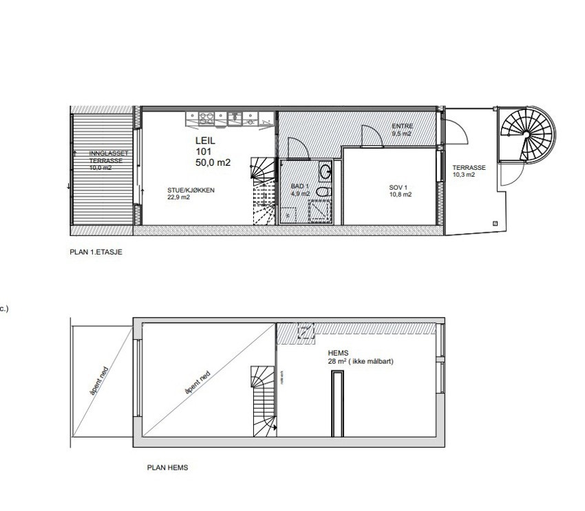 Plantegning. Galleribilde