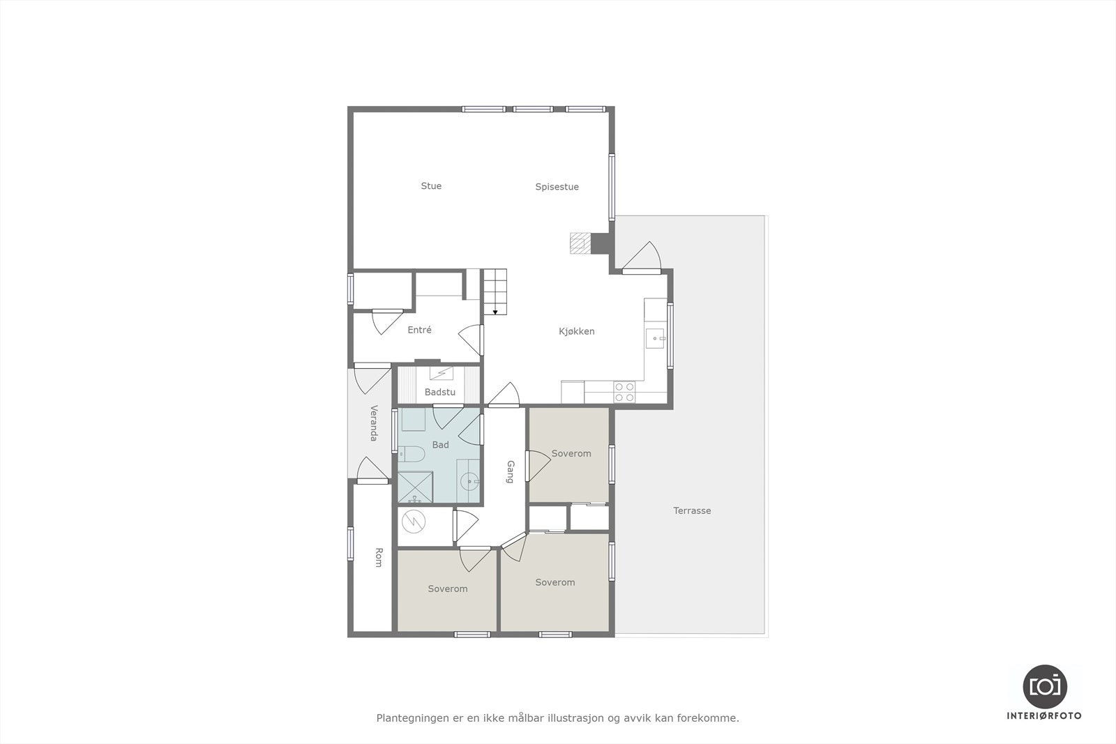 Plantegning Galleribilde